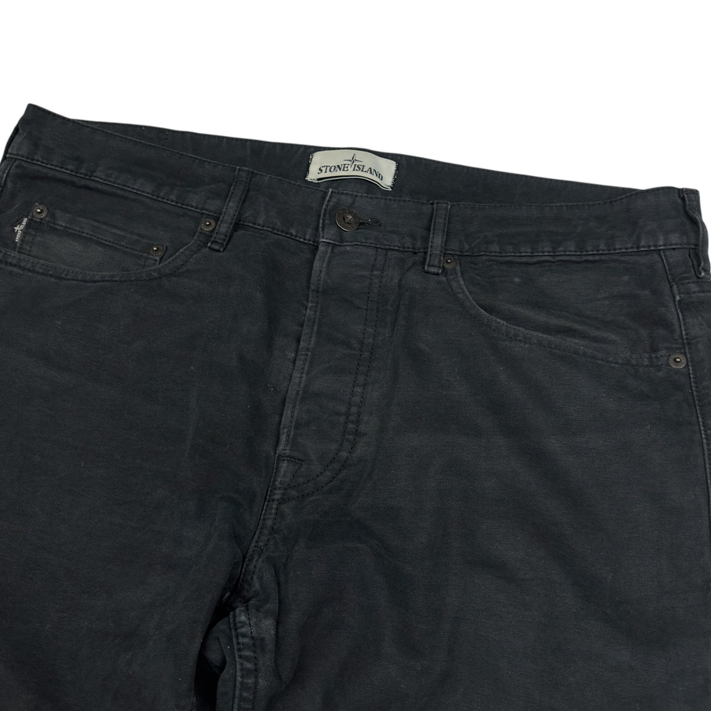 A/W 16 Stone Island Slim Fit Black Jeans 34/32