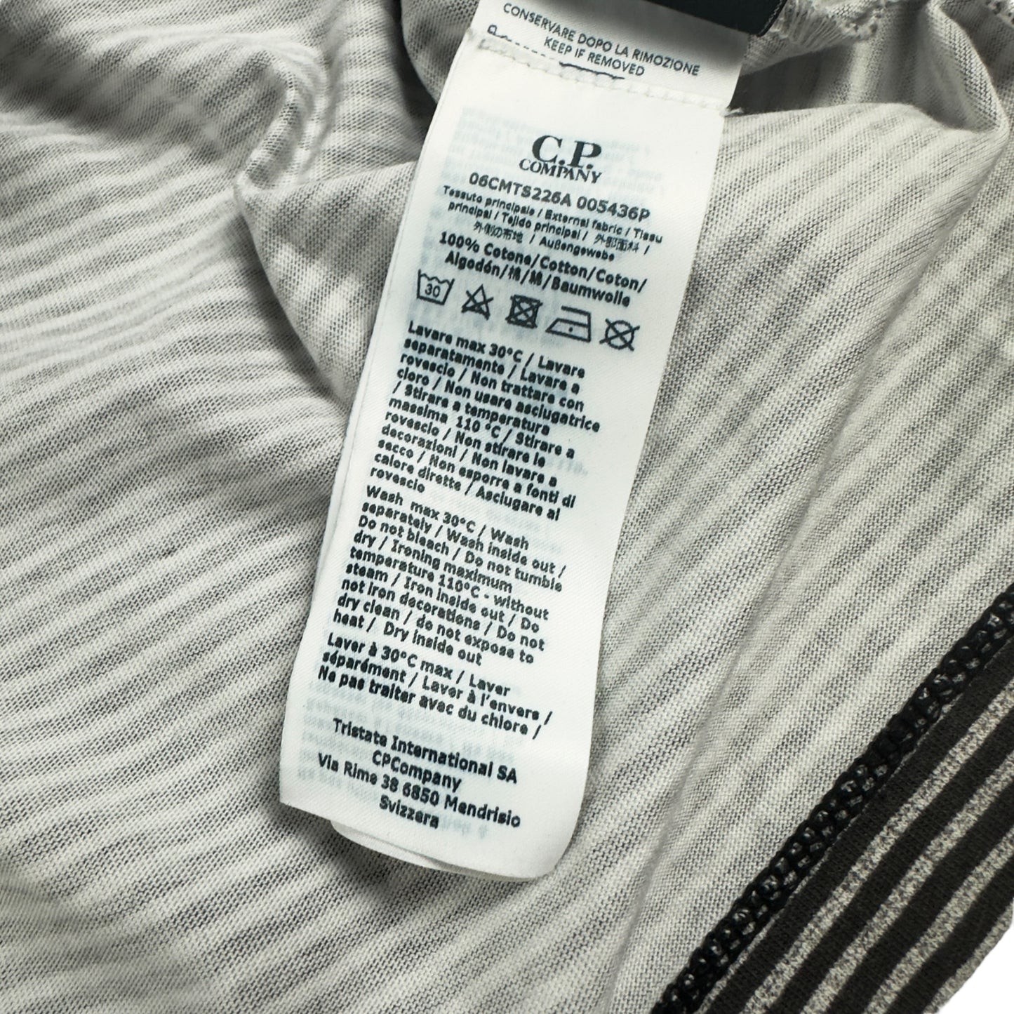 C.P. Company Striped T-Shirt