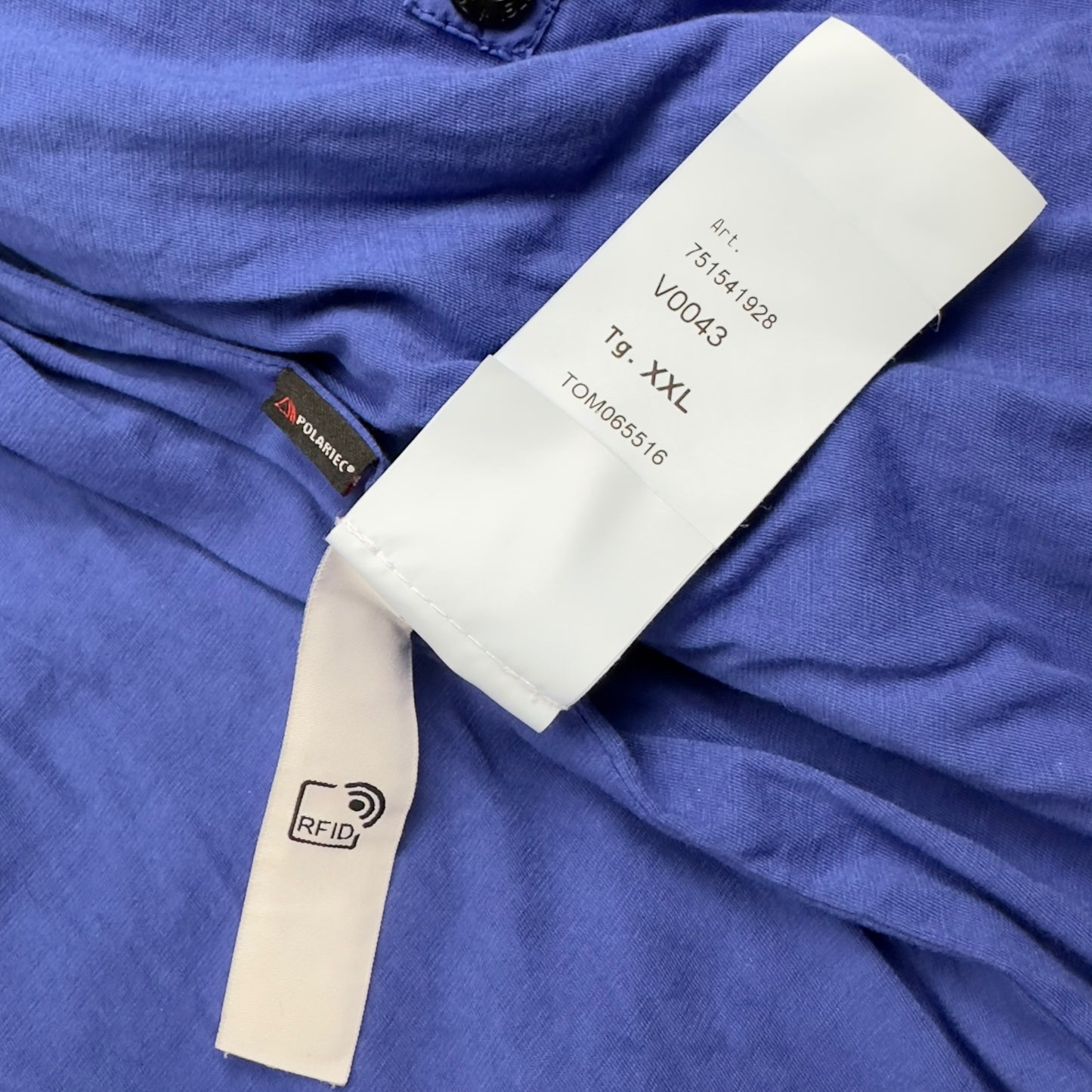 A/W 21 Stone Island Comfort Tech Composite with Polartec Alpha Jacket - Blue