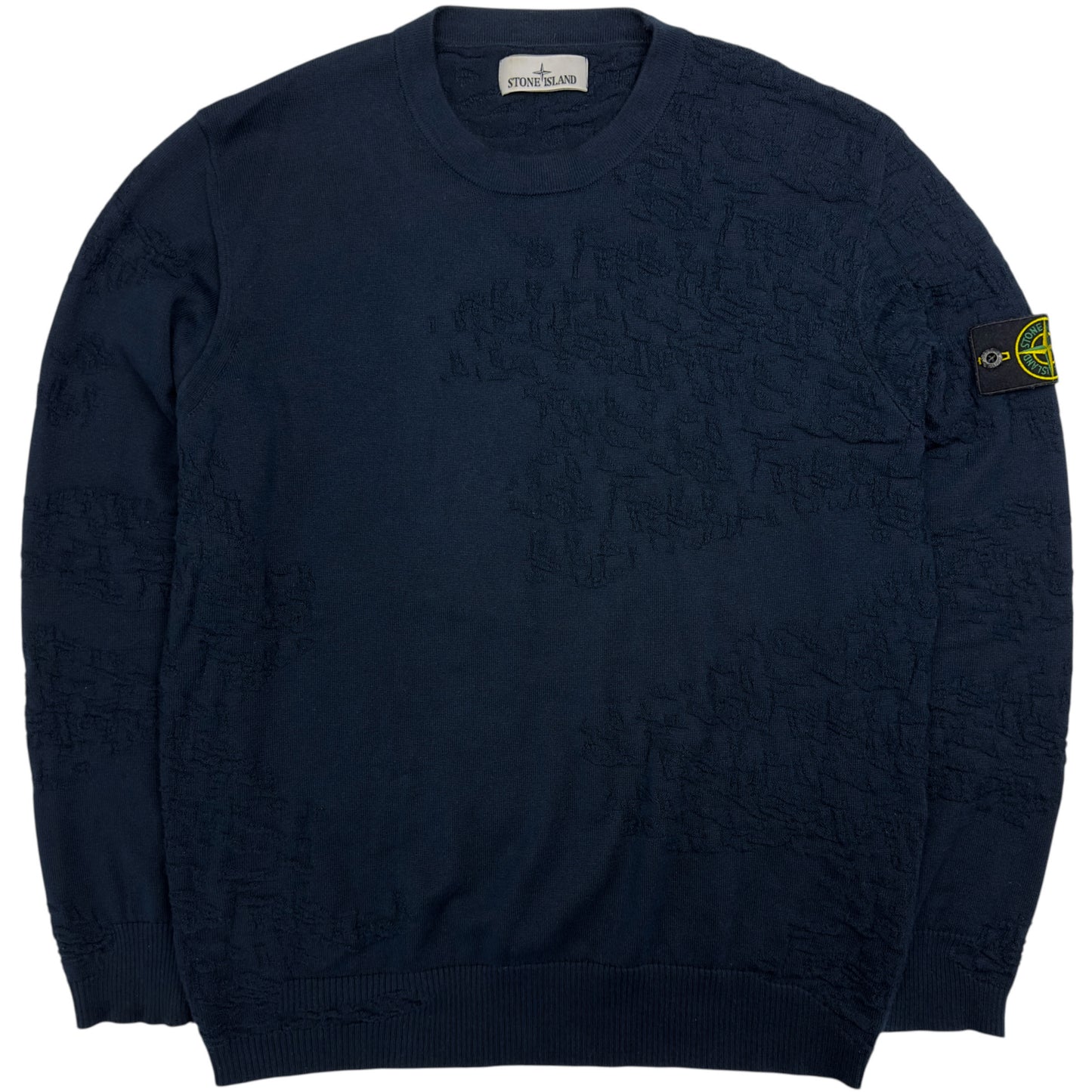S/S 23 Stone Island Textured Knitted Sweater