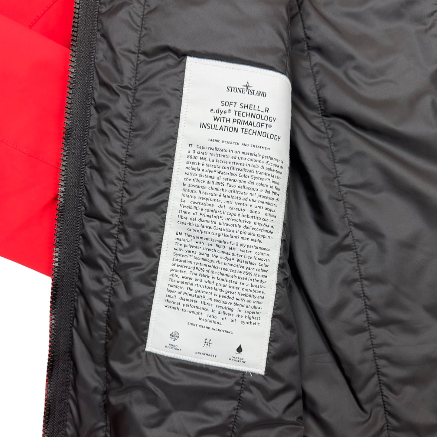 A/W 22 Stone Island Soft Shell with Primaloft