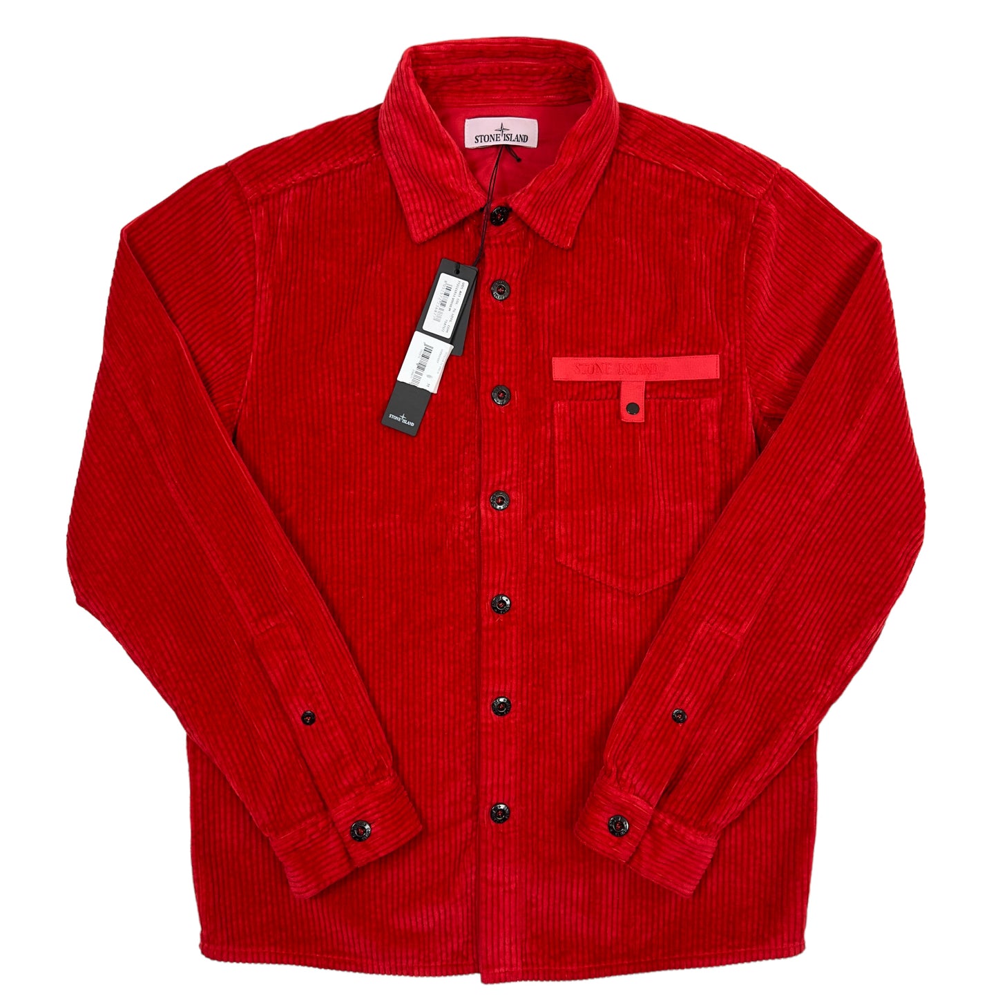 A/W 20 Stone Island Corduroy Overshirt - Red
