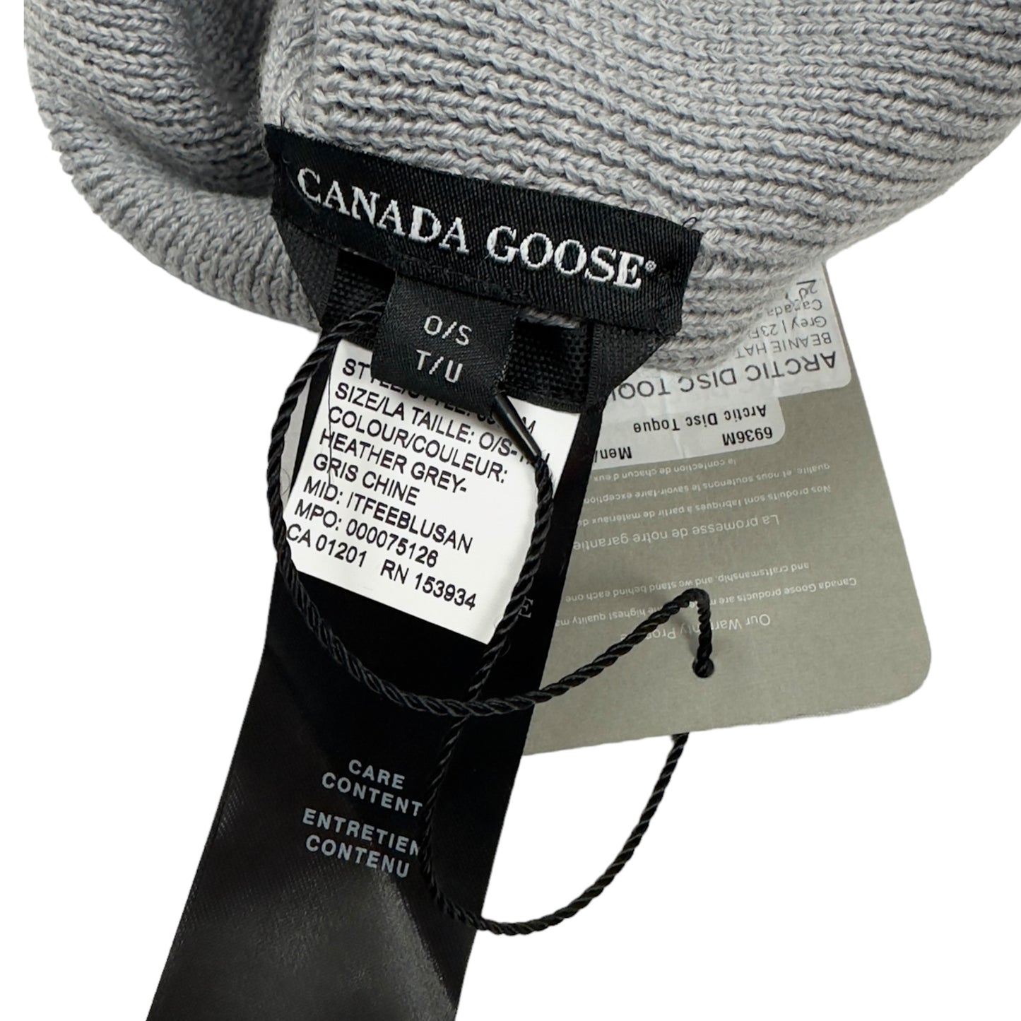 Canada Goose Arctic Disk Toque Merino Wool Beanie