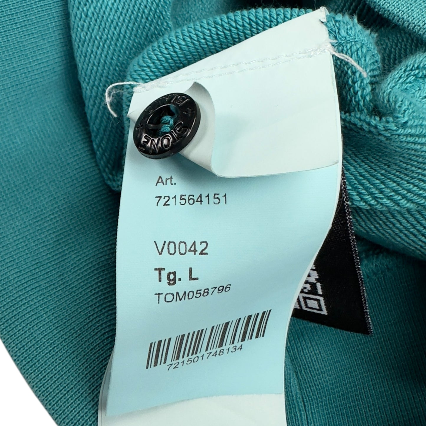 S/S 20 Stone Island Hoodie - Turquoise