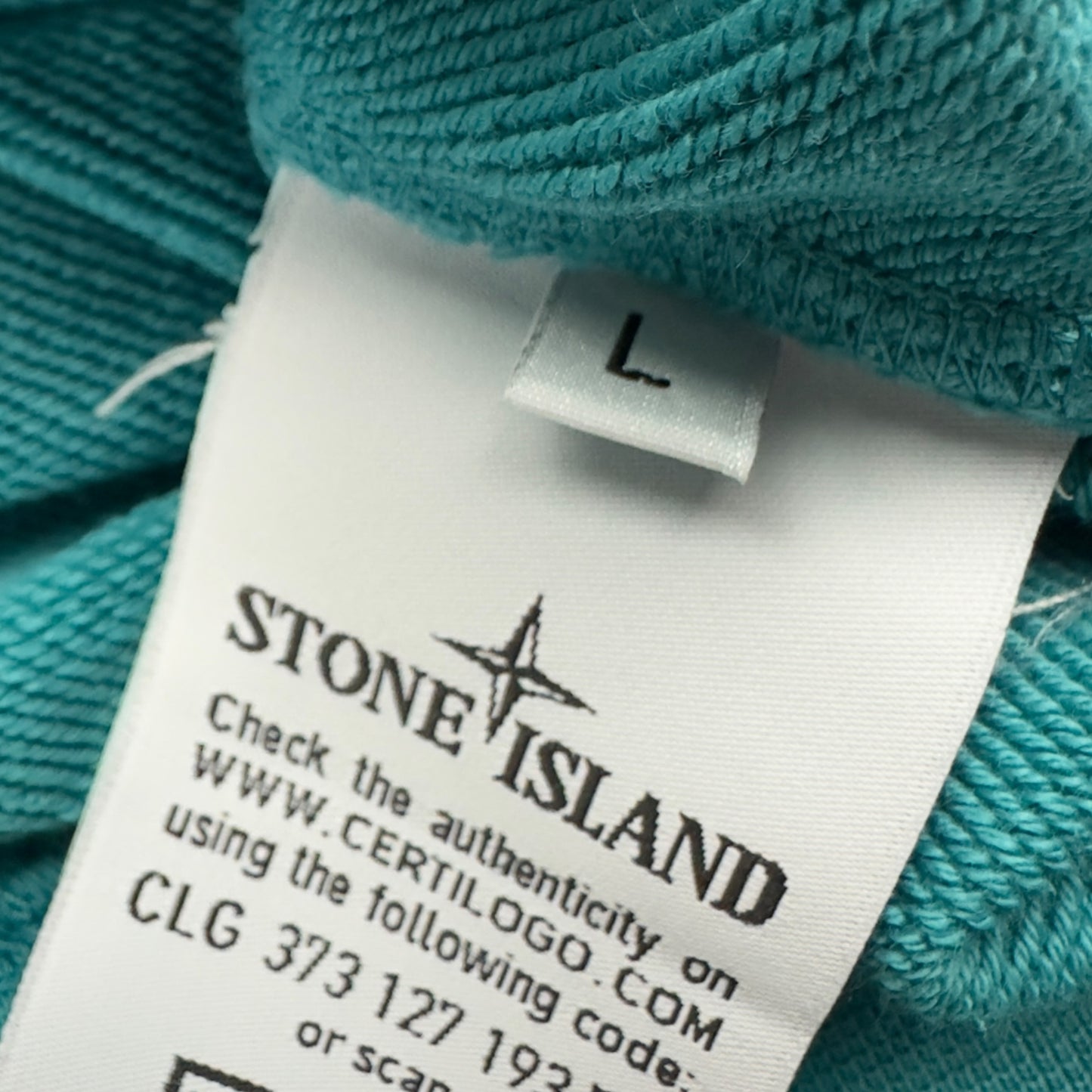 S/S 20 Stone Island Hoodie - Turquoise