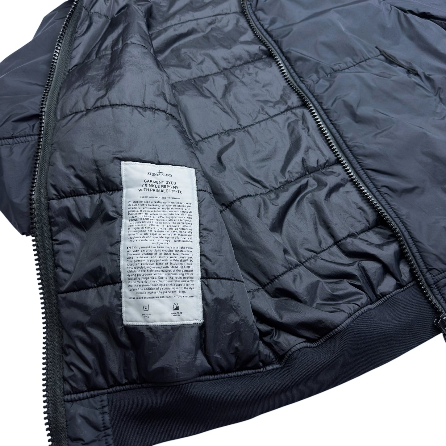A/W 20 Stone Island Crinkle Reps R-NY with Primaloft Jacket - Navy