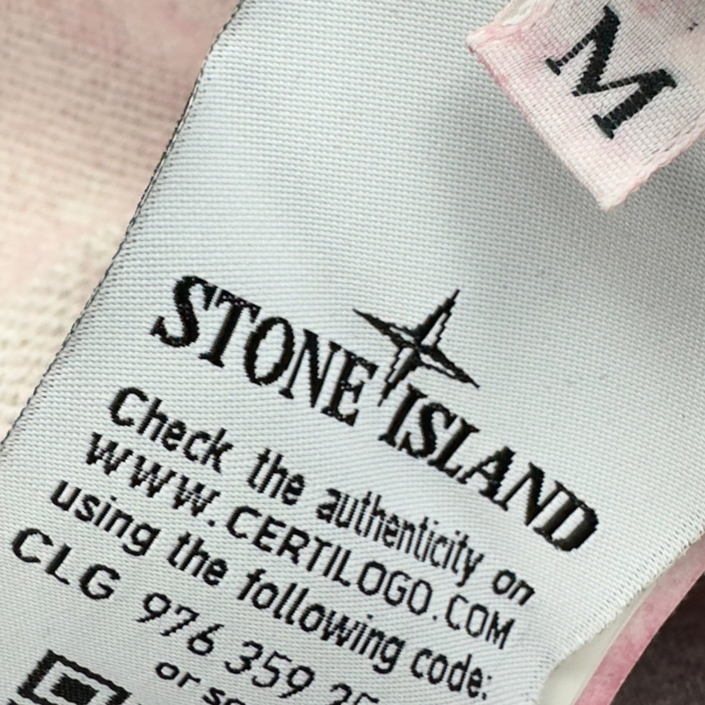 S/S 21 Stone Island Dust Colour Treatment Hoodie - Pink