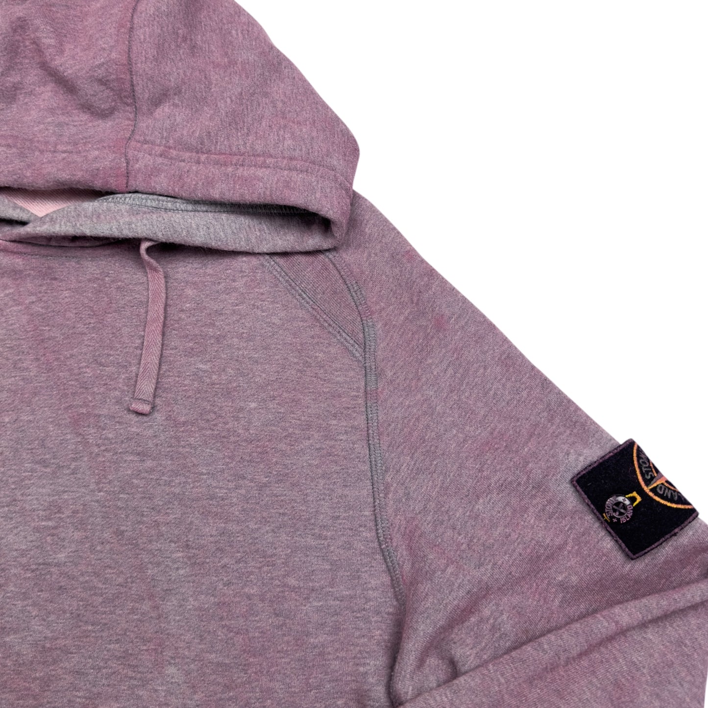 S/S 21 Stone Island Dust Colour Treatment Hoodie - Pink
