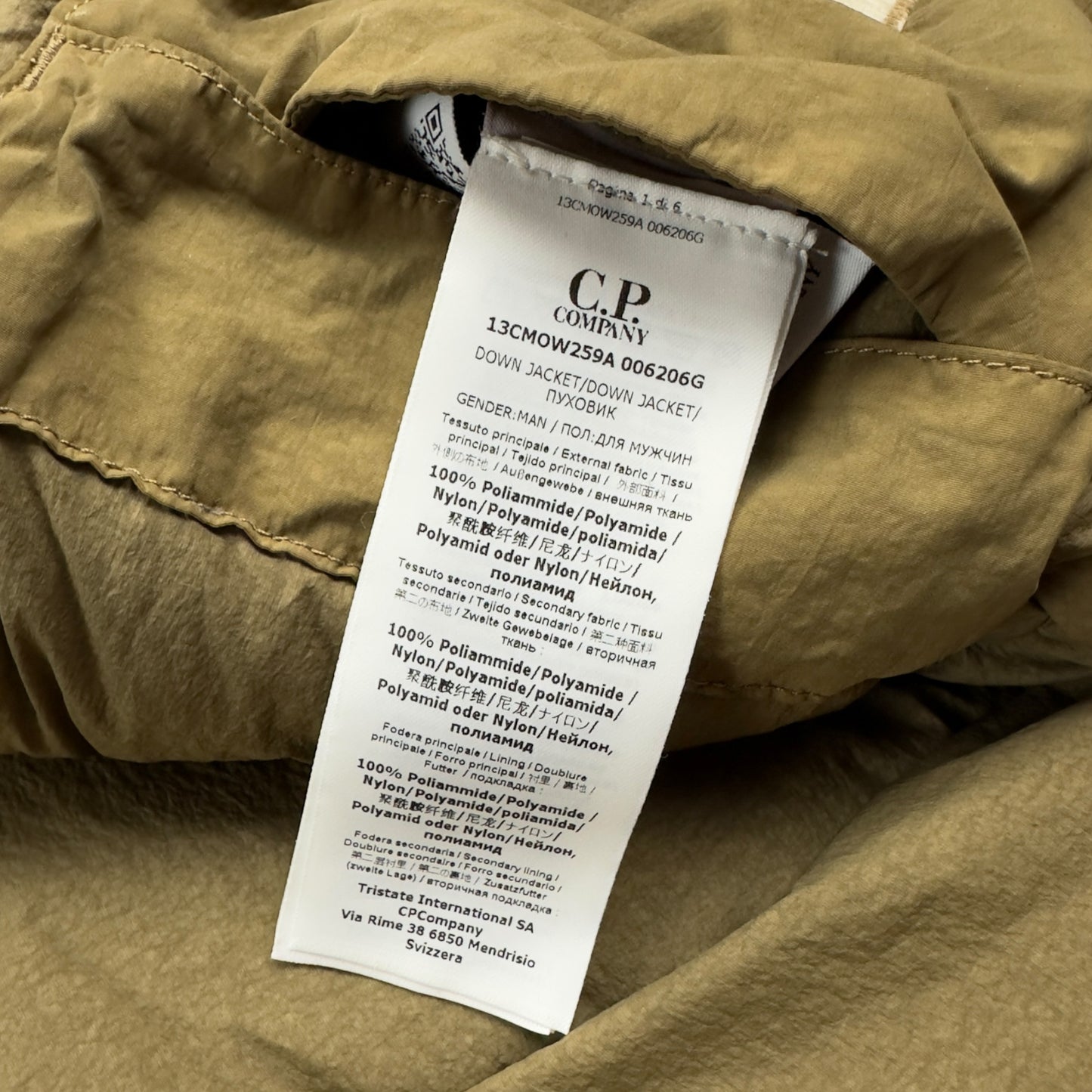 C.P. Company KAN-D Down Jacket - Cumin