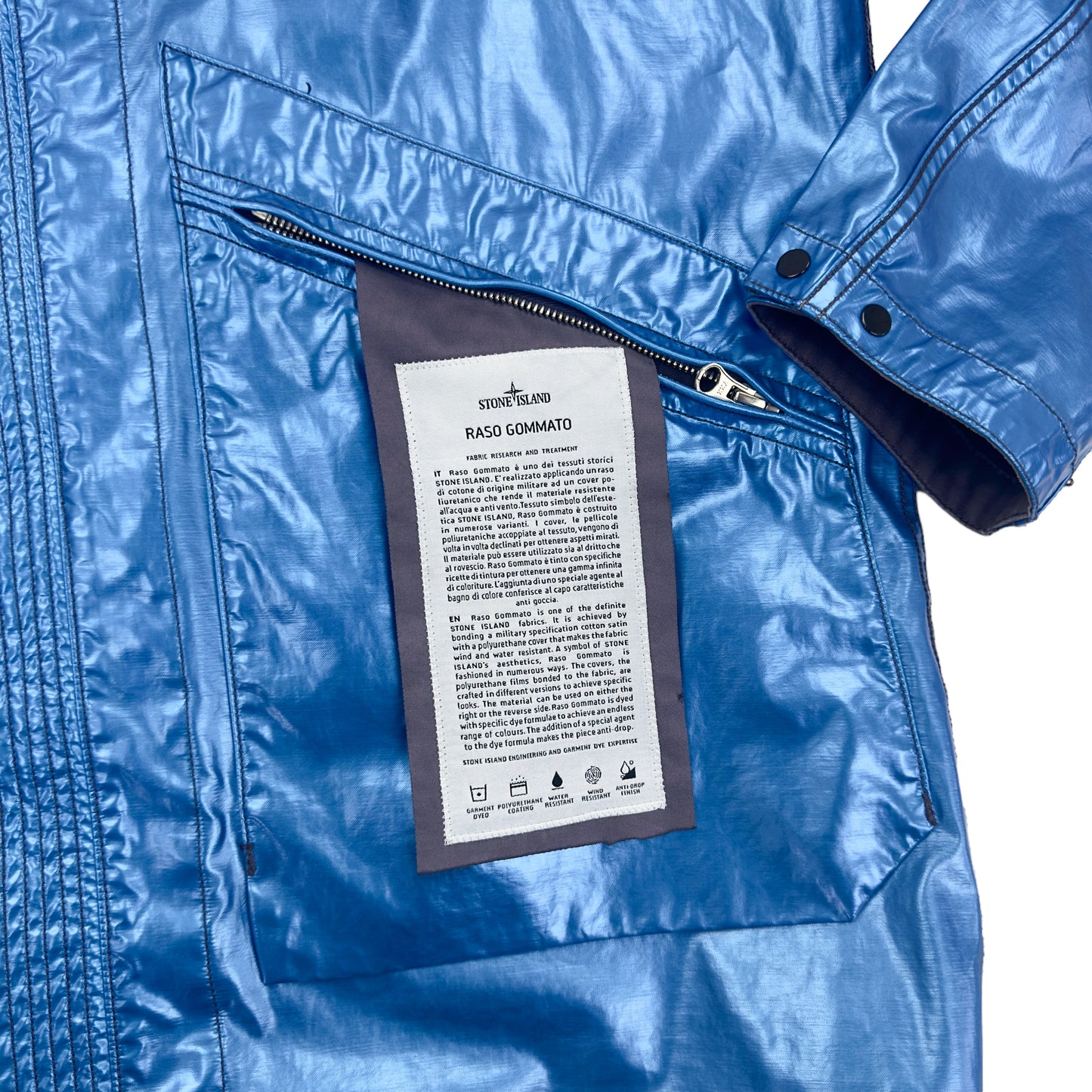 A/W 15 Stone Island Reversible Spaceman Fishtail Jacket