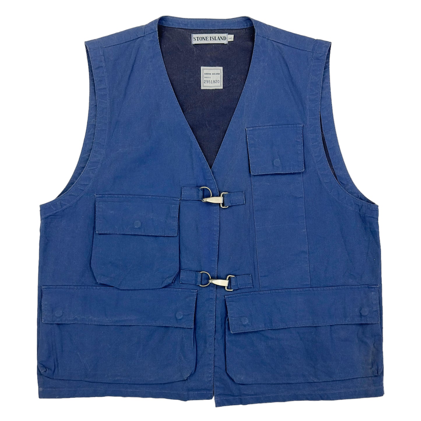S/S 93 Stone Island Reflective Spell Out Tela Stella Vest
