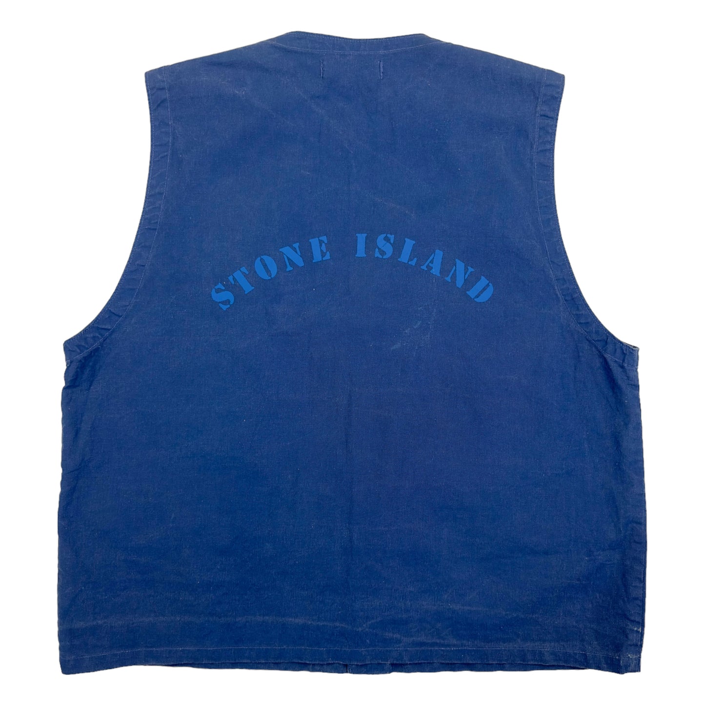 S/S 93 Stone Island Reflective Spell Out Tela Stella Vest