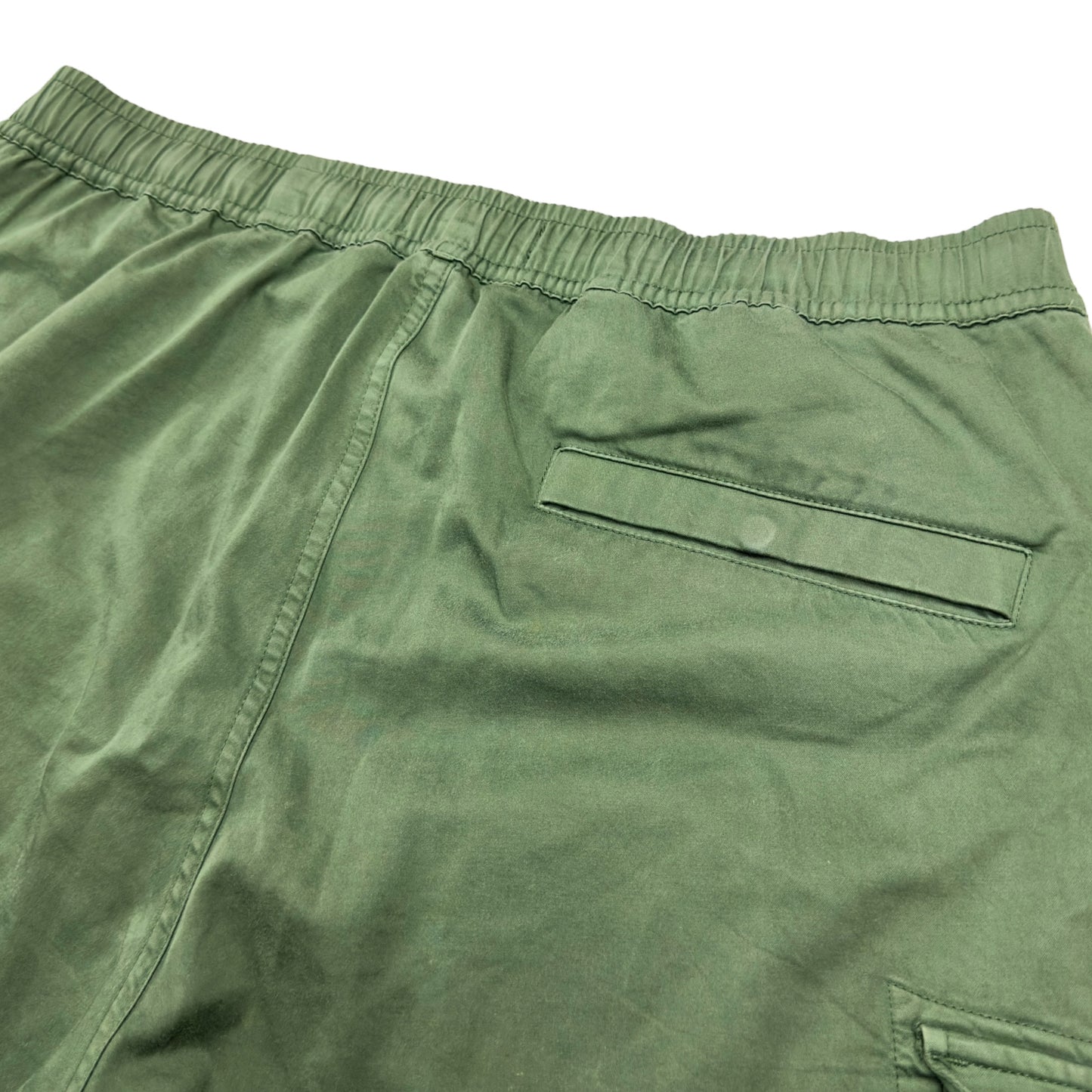 Stone Island Stretch Cotton Cuffed Cargo Trousers - Khaki