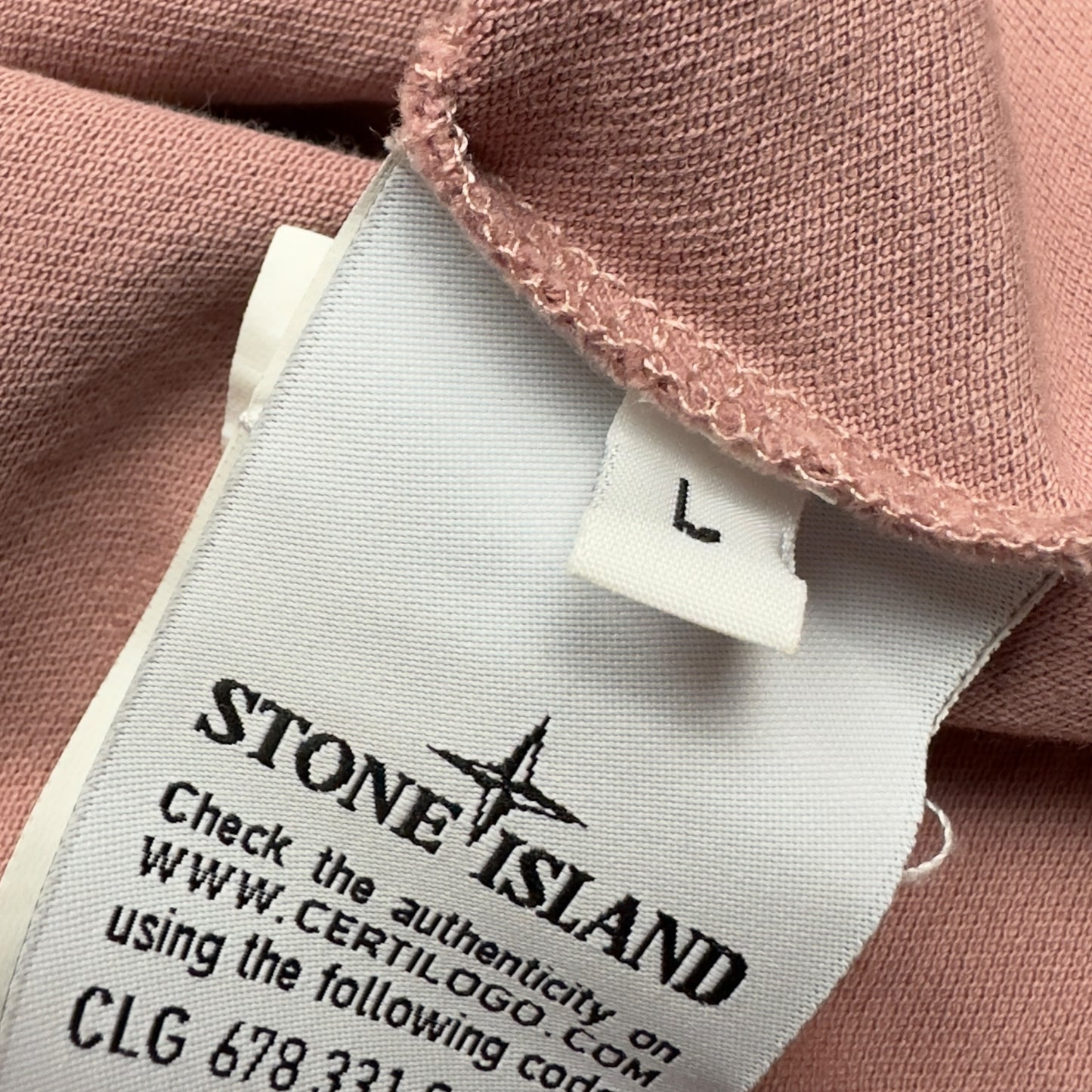 Stone Island Polo Shirt - Dusty Pink