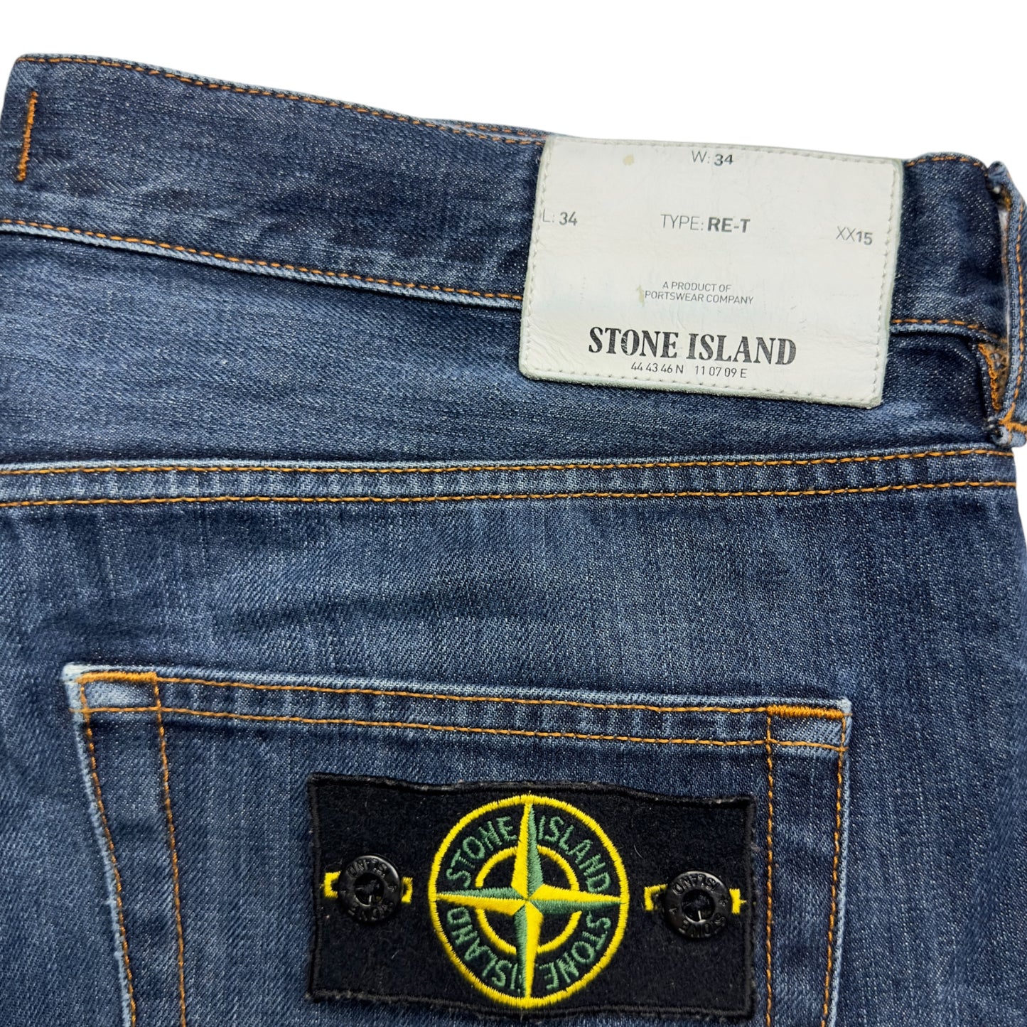 A/W 14 Stone Island Dark Wash Jeans 34/33 RE-T