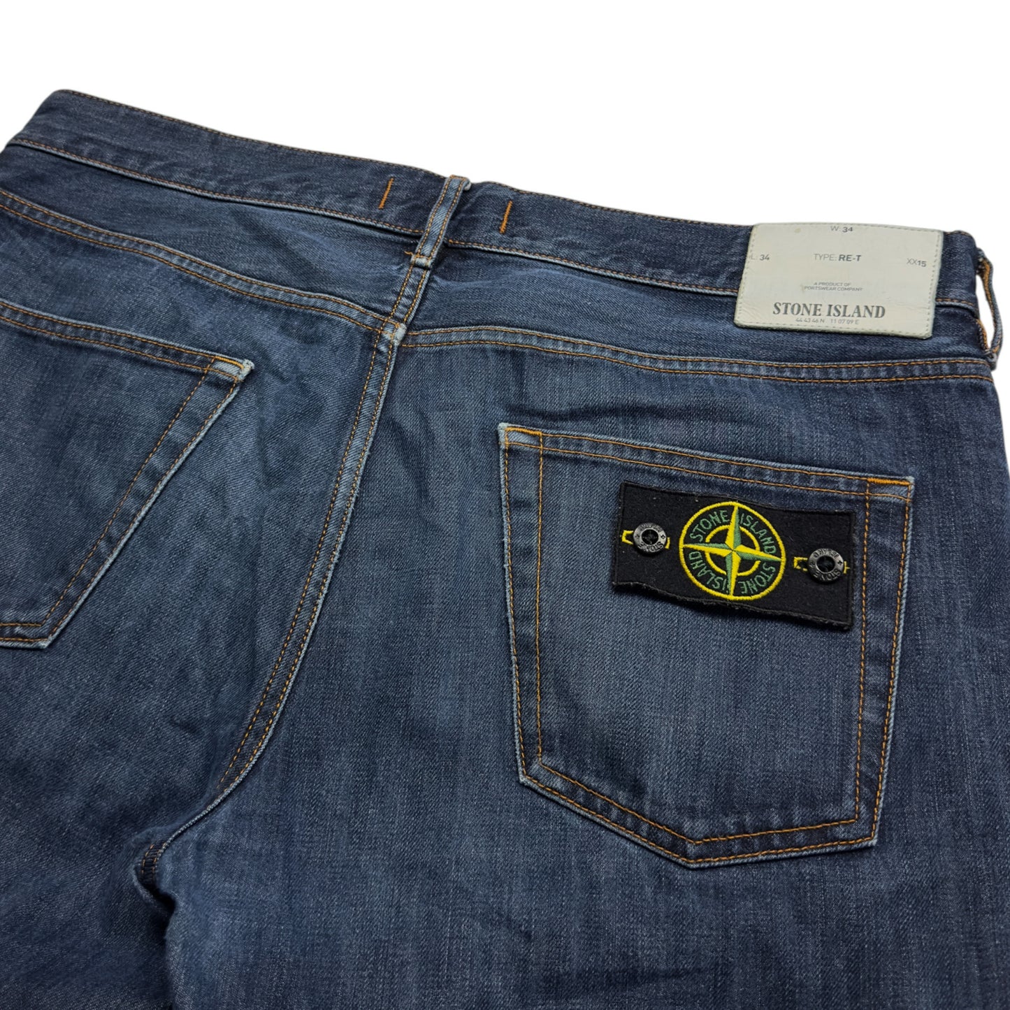 A/W 14 Stone Island Dark Wash Jeans 34/33 RE-T