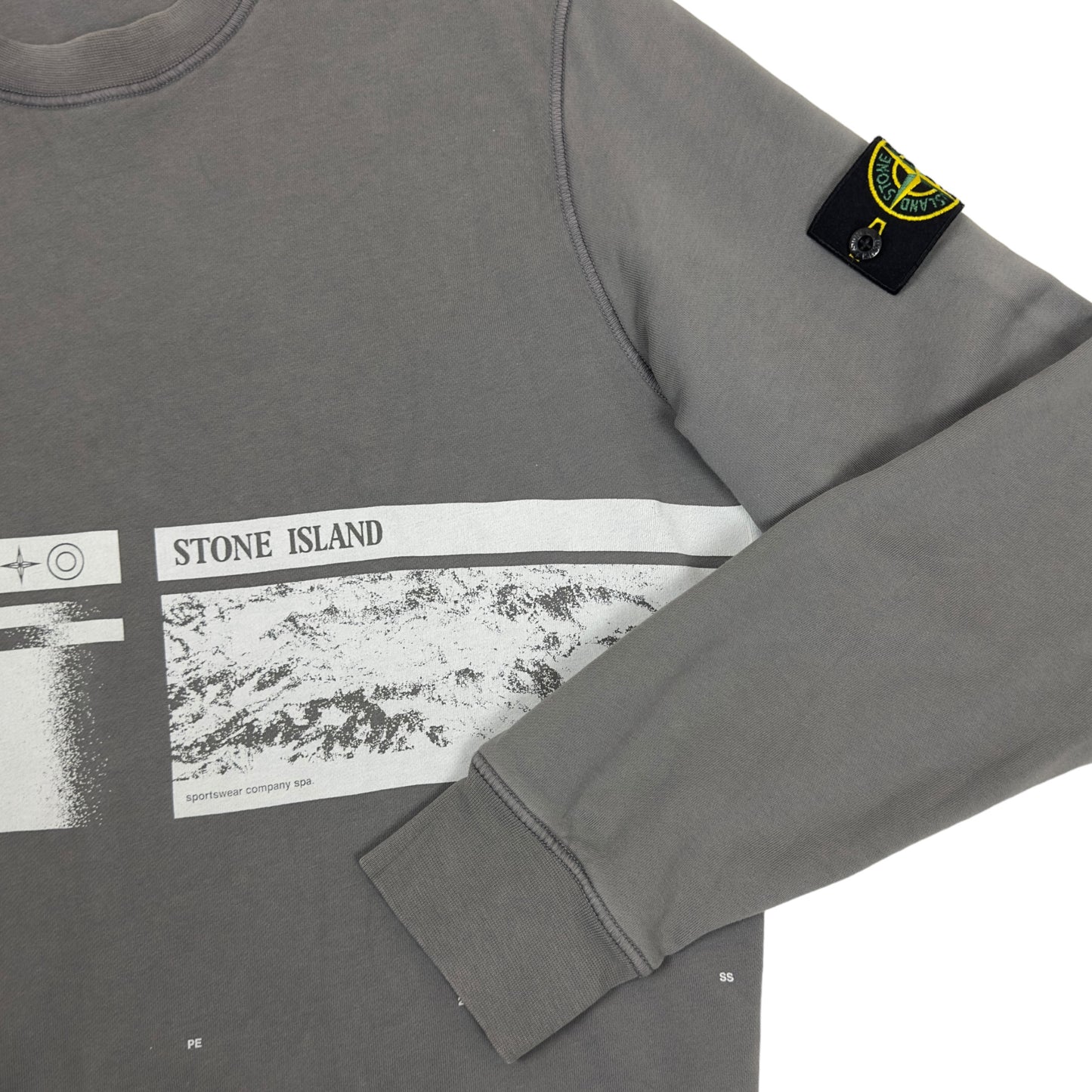 S/S 20 Stone Island "Drone Three" Printed Sweater