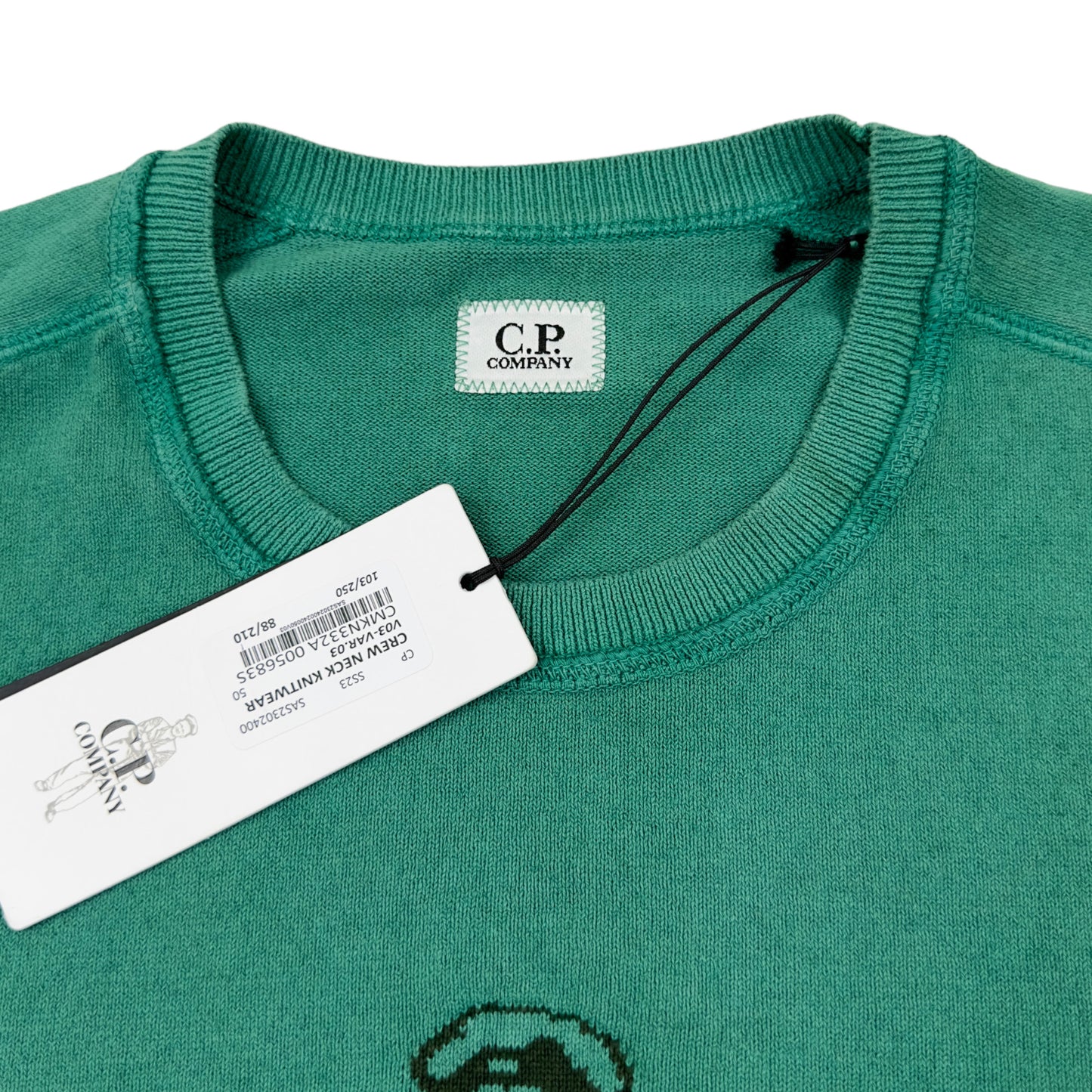 S/S 23 C.P. Company Crew Neck Knitted Sweater BNWT