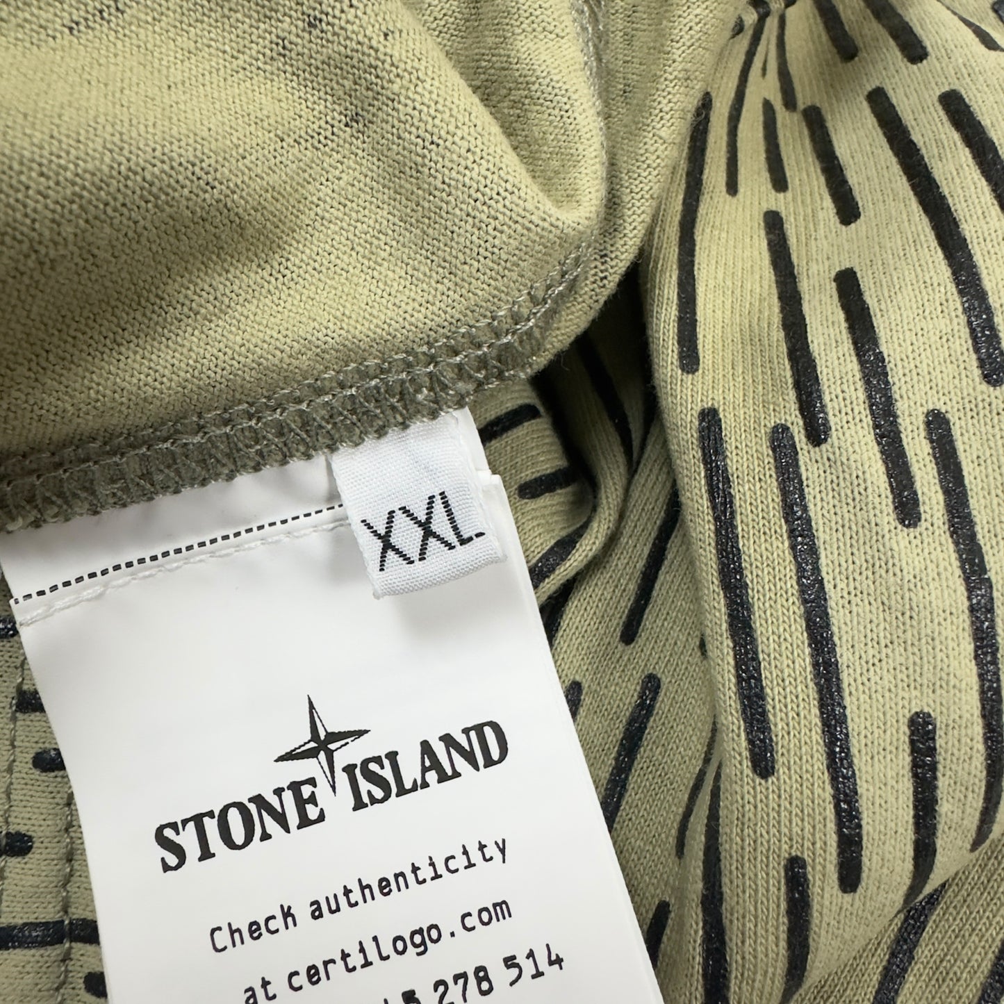 A/W 21 Stone Island Rain Camo Reflective Crewneck Sweater