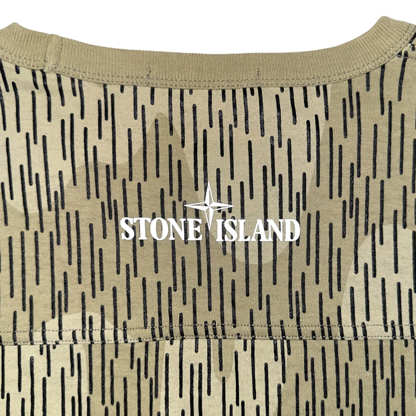 A/W 21 Stone Island Rain Camo Reflective Crewneck Sweater