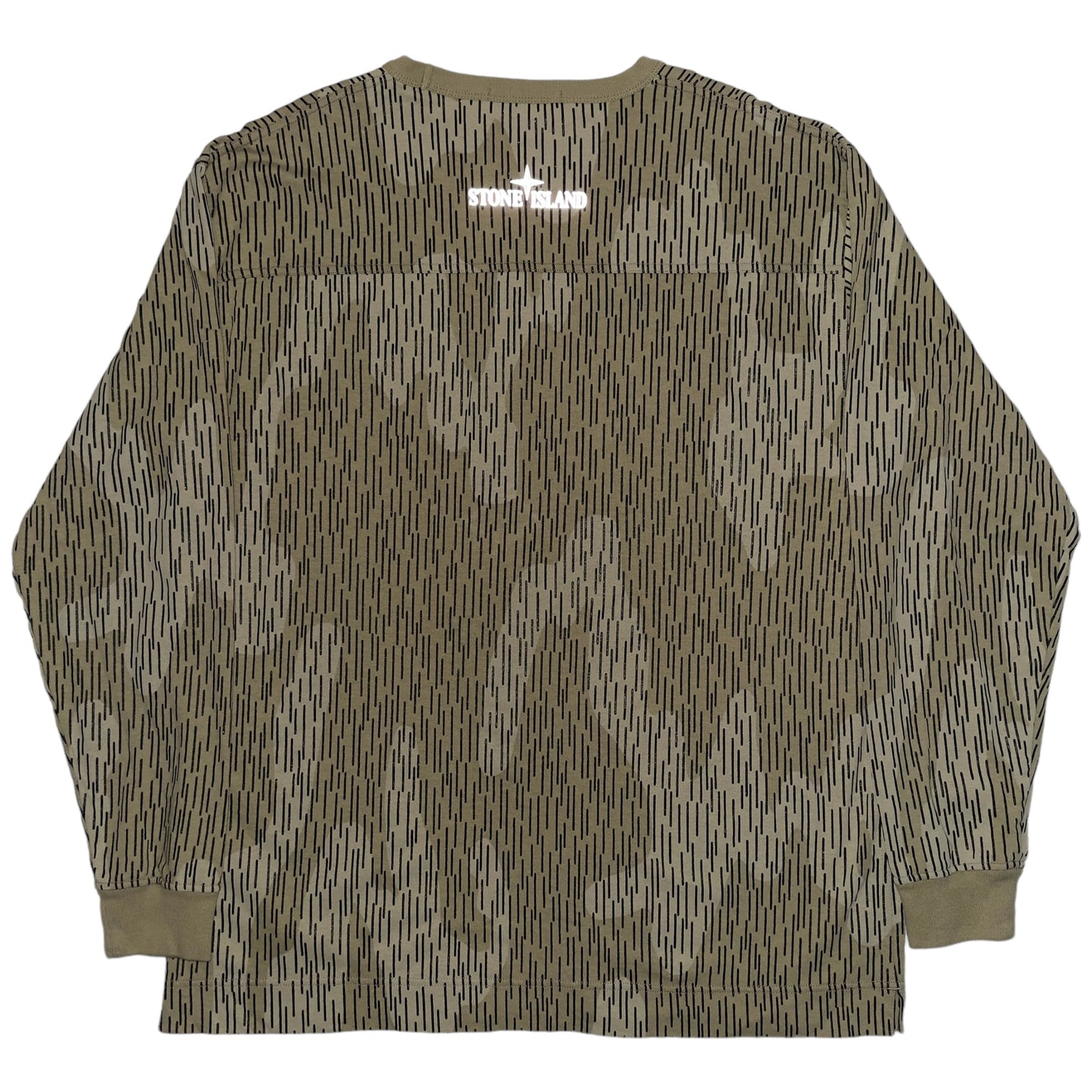 A/W 21 Stone Island Rain Camo Reflective Crewneck Sweater