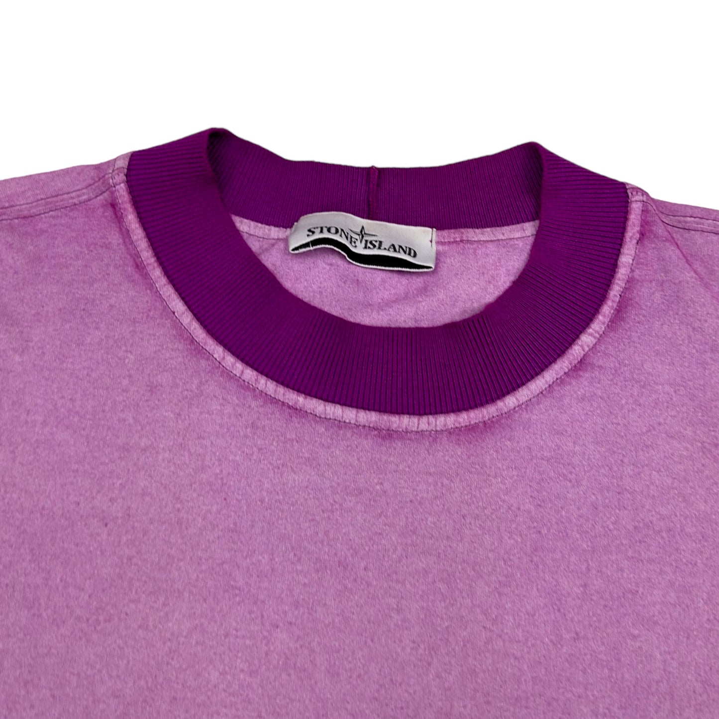 S/S 23 Stone Island Marina Chalk Plating Reflective T-Shirt