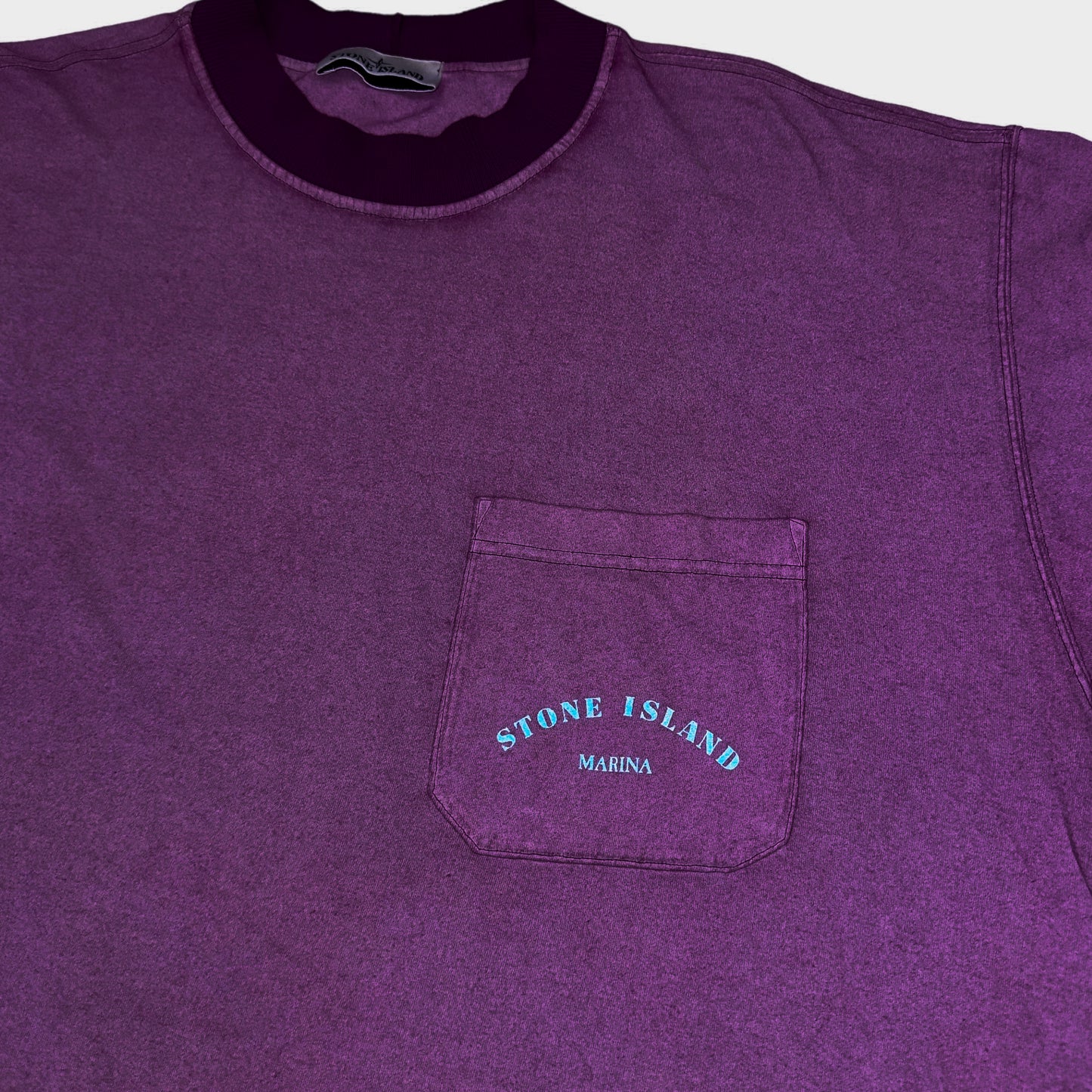 S/S 23 Stone Island Marina Chalk Plating Reflective T-Shirt