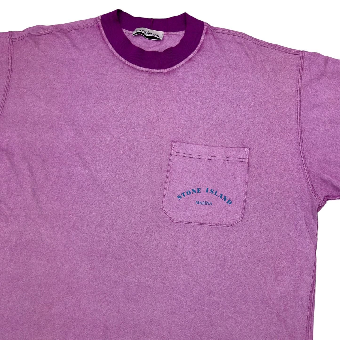 S/S 23 Stone Island Marina Chalk Plating Reflective T-Shirt