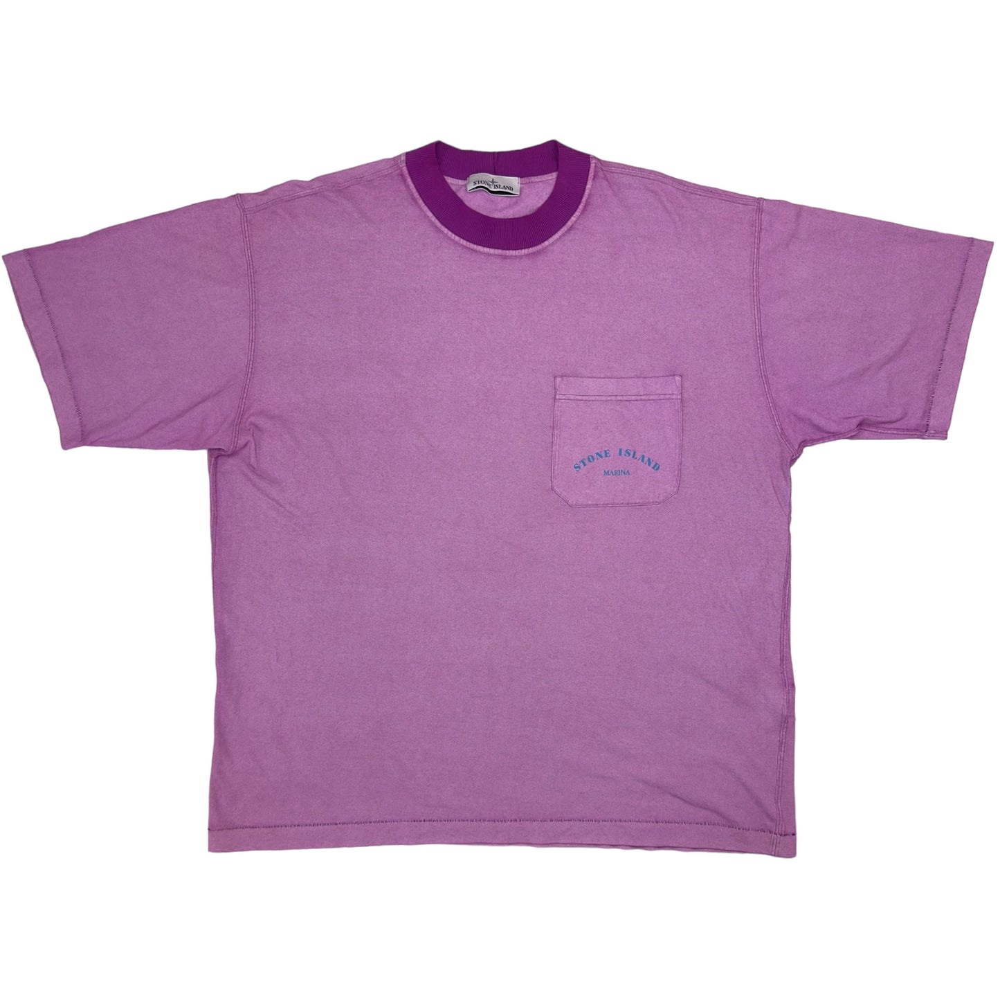 S/S 23 Stone Island Marina Chalk Plating Reflective T-Shirt