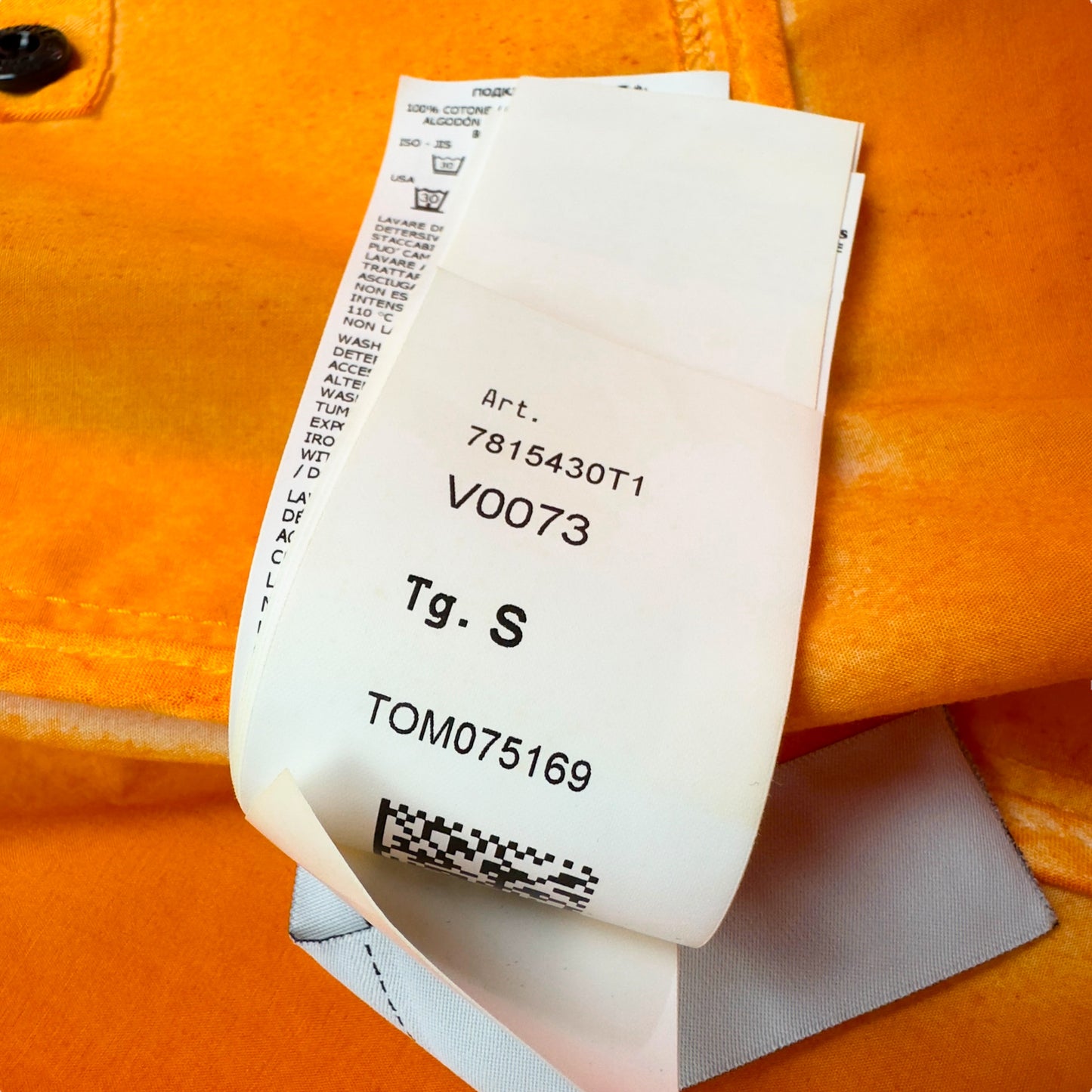 S/S 23 Stone Island Hand Sprayed Mussola Gommata TC