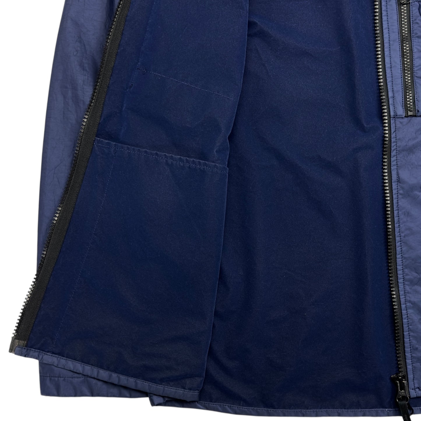A/W 15 Stone Island Nylon Lamy Flock Jacket - Navy