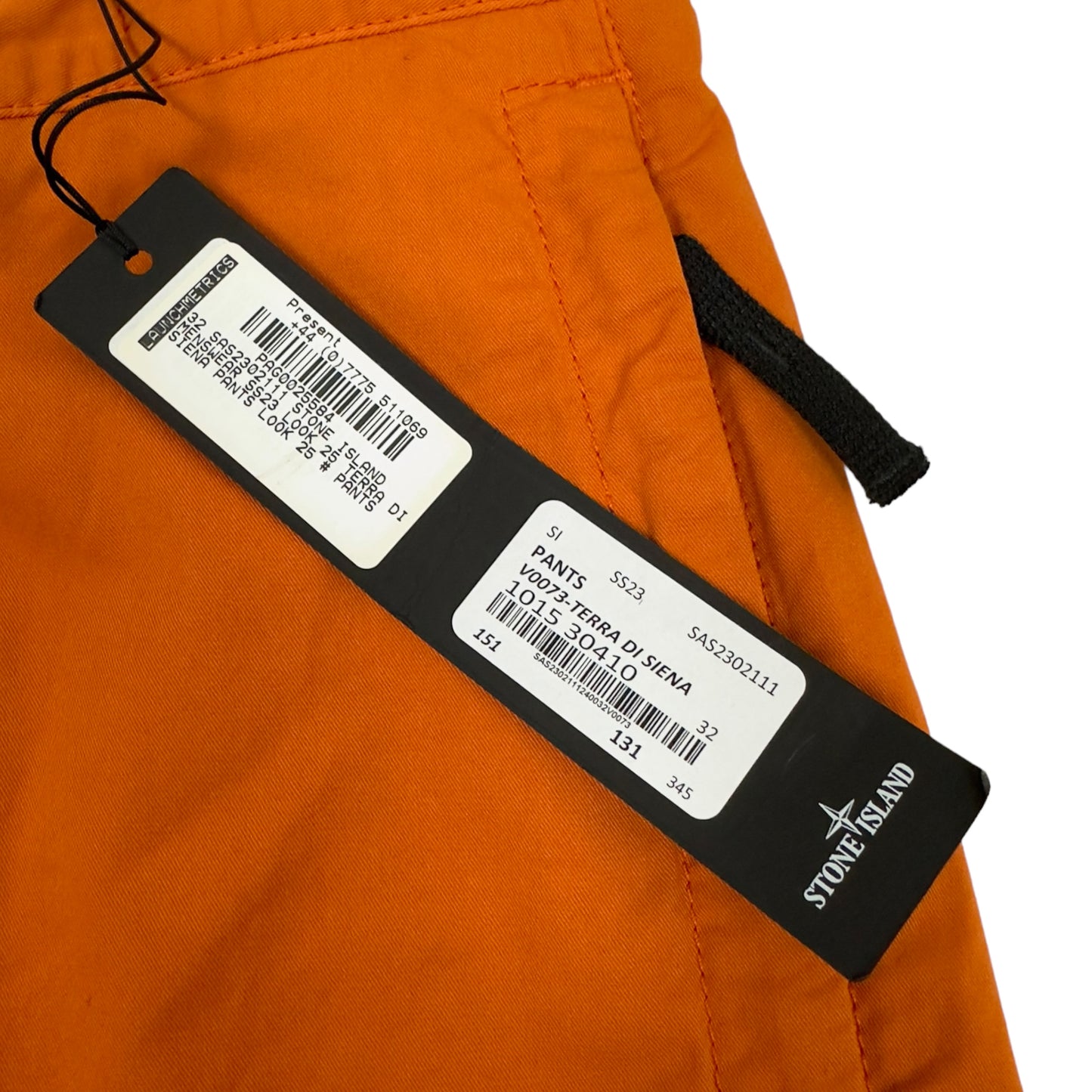 Stone Island Supima Cotton Regular Tapered Cargo Trousers 32/31
