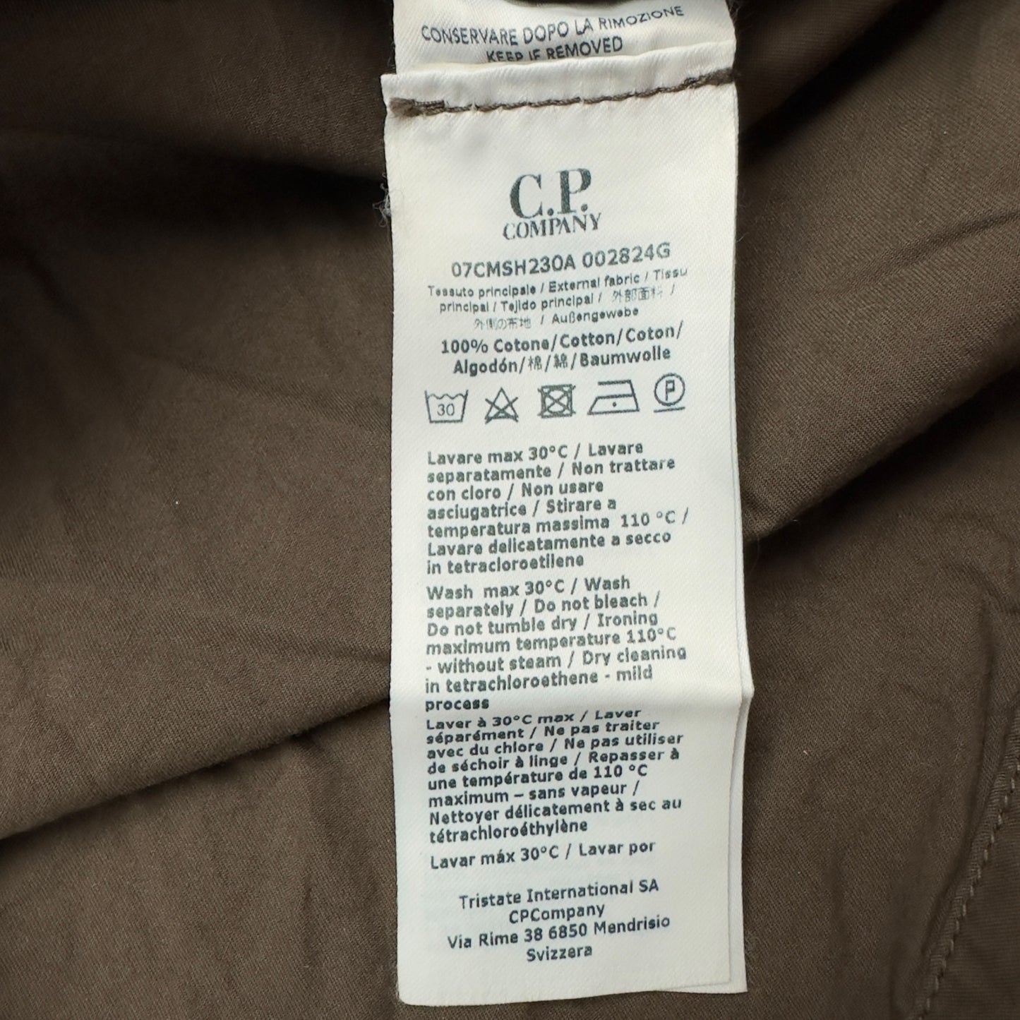 C.P. Company Gabardine Overshirt - Brown