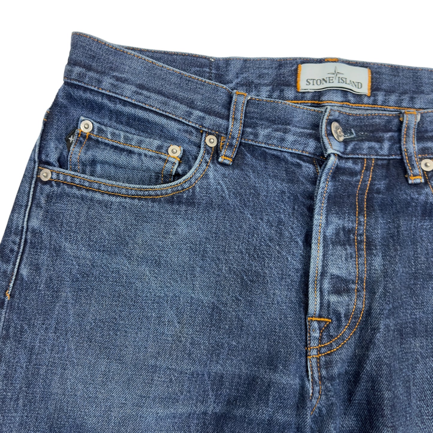 A/W 16 Stone Island Regular Fit Dark Wash Jeans 32/34