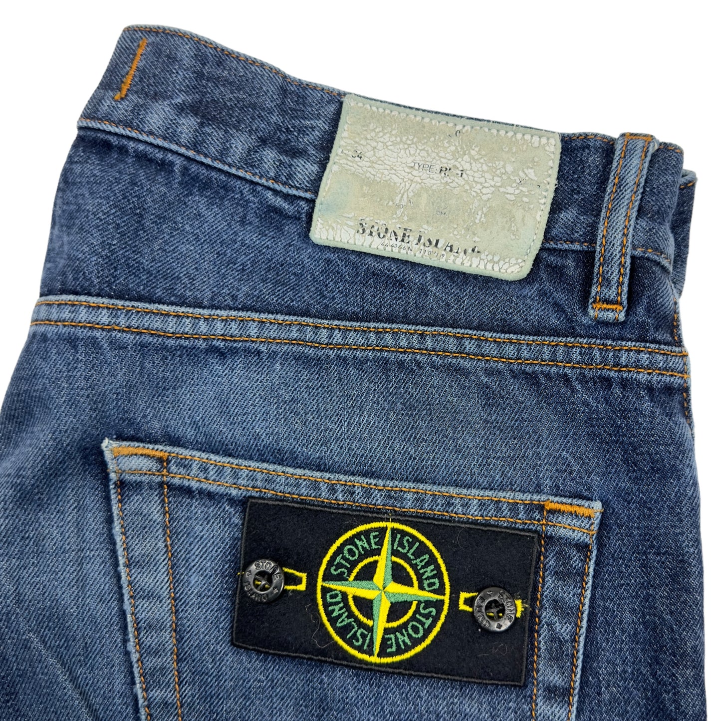 A/W 16 Stone Island Regular Fit Dark Wash Jeans 32/34