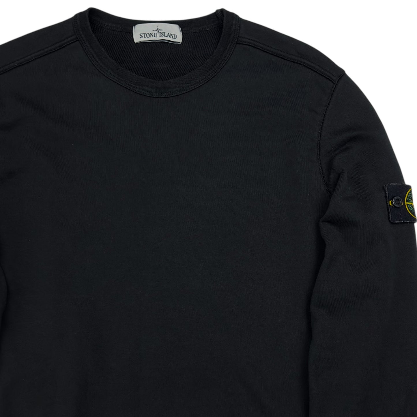 S/S 19 Stone Island Crewneck Sweater - Black