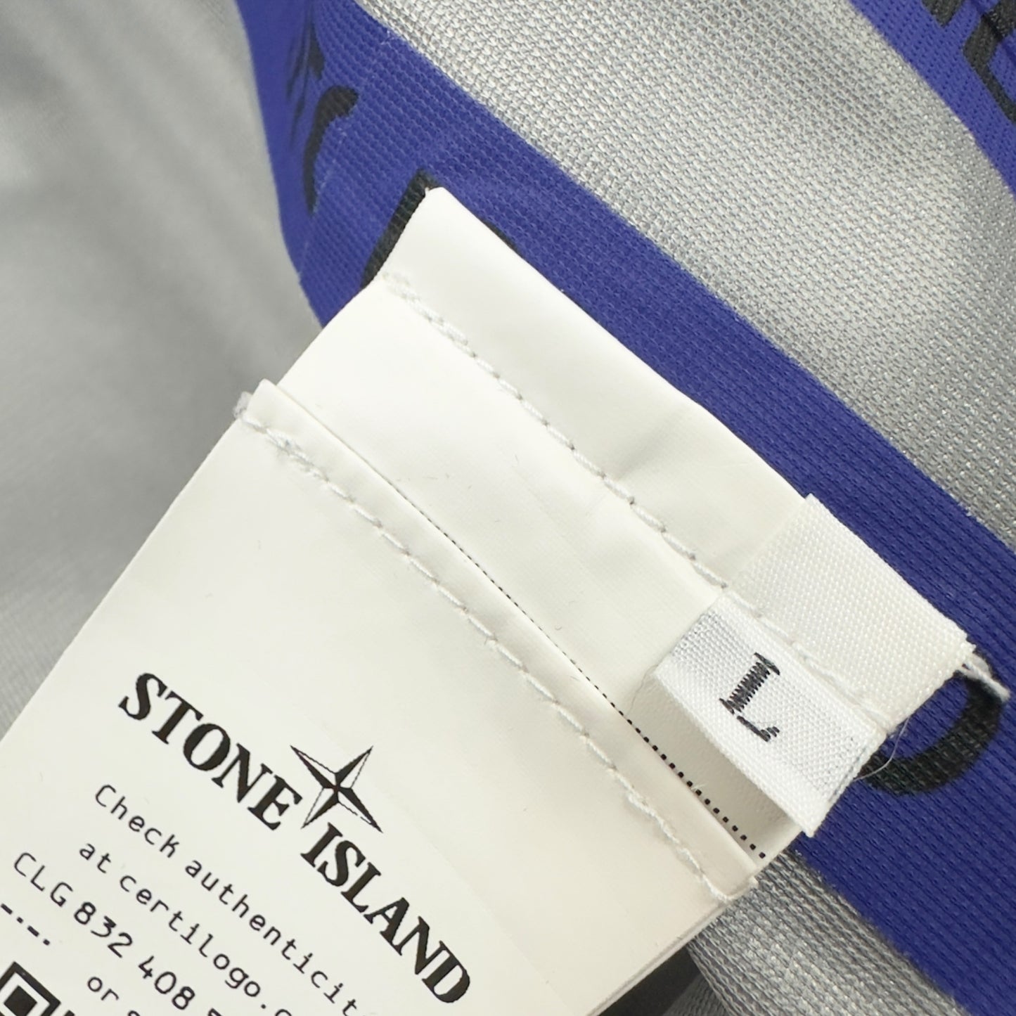 S/S 22 Stone Island Marina 3L Gore-Tex Recycled Polyester Zip Smock