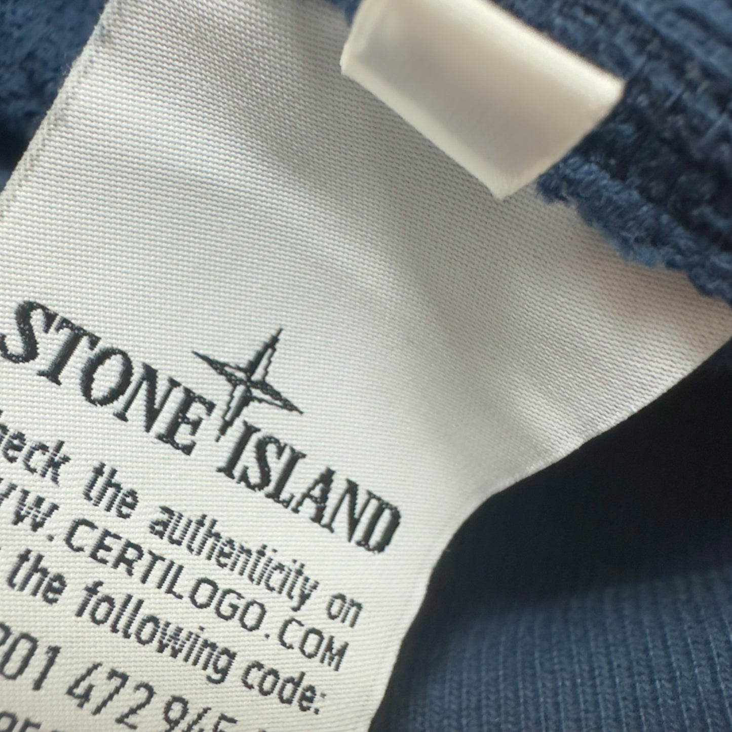 A/W 14 Stone Island Full Zip Hoodie - Navy