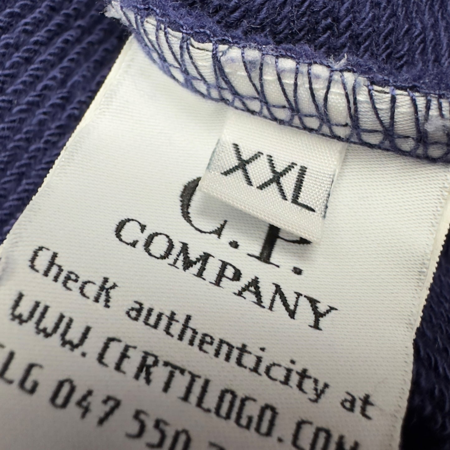 C.P. Company Laminated Logo Crewneck Sweater