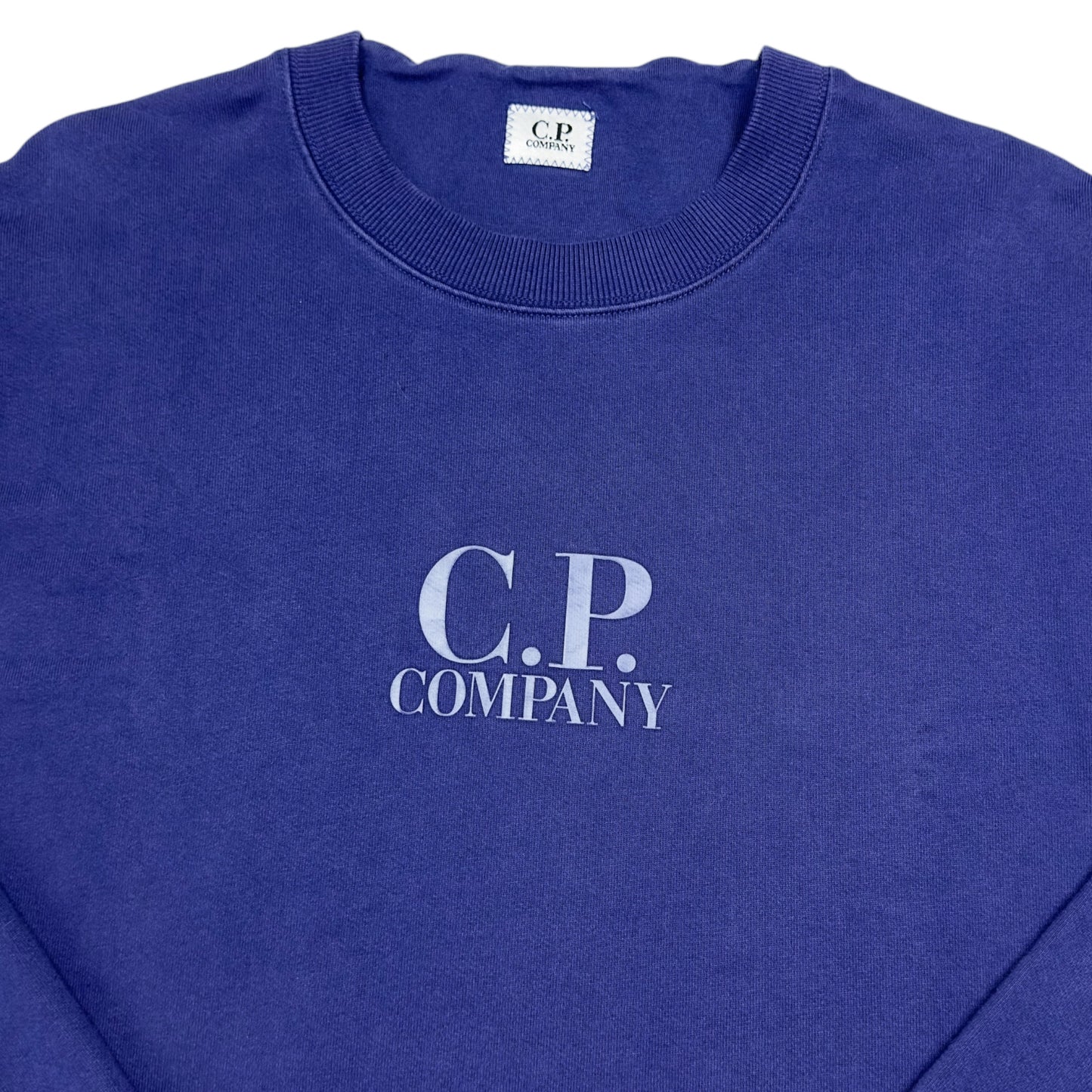 C.P. Company Laminated Logo Crewneck Sweater