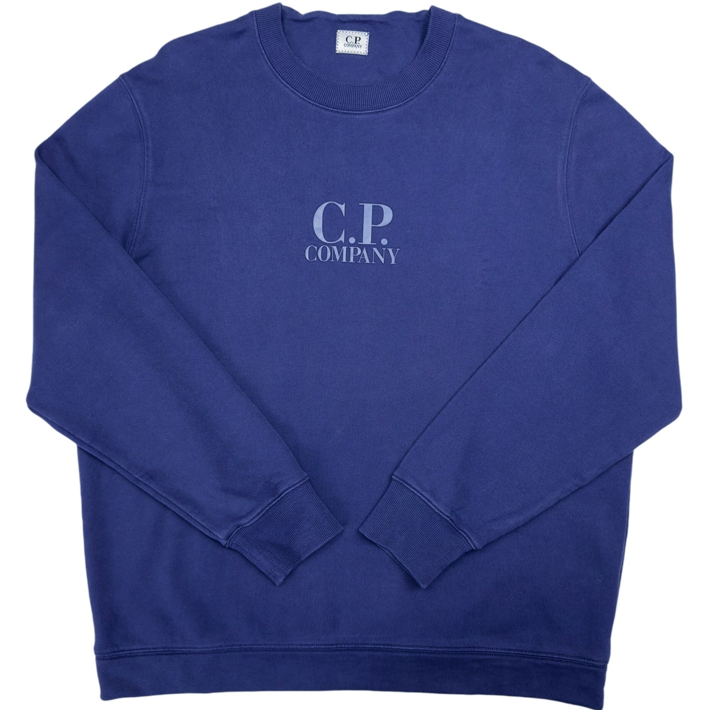 C.P. Company Laminated Logo Crewneck Sweater