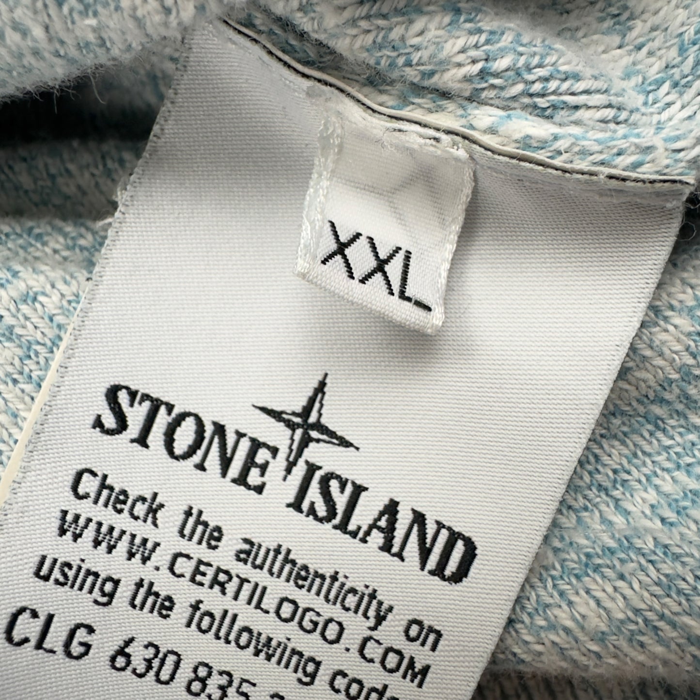 S/S 15 Stone Island Marl Knit Full Zip Sweater
