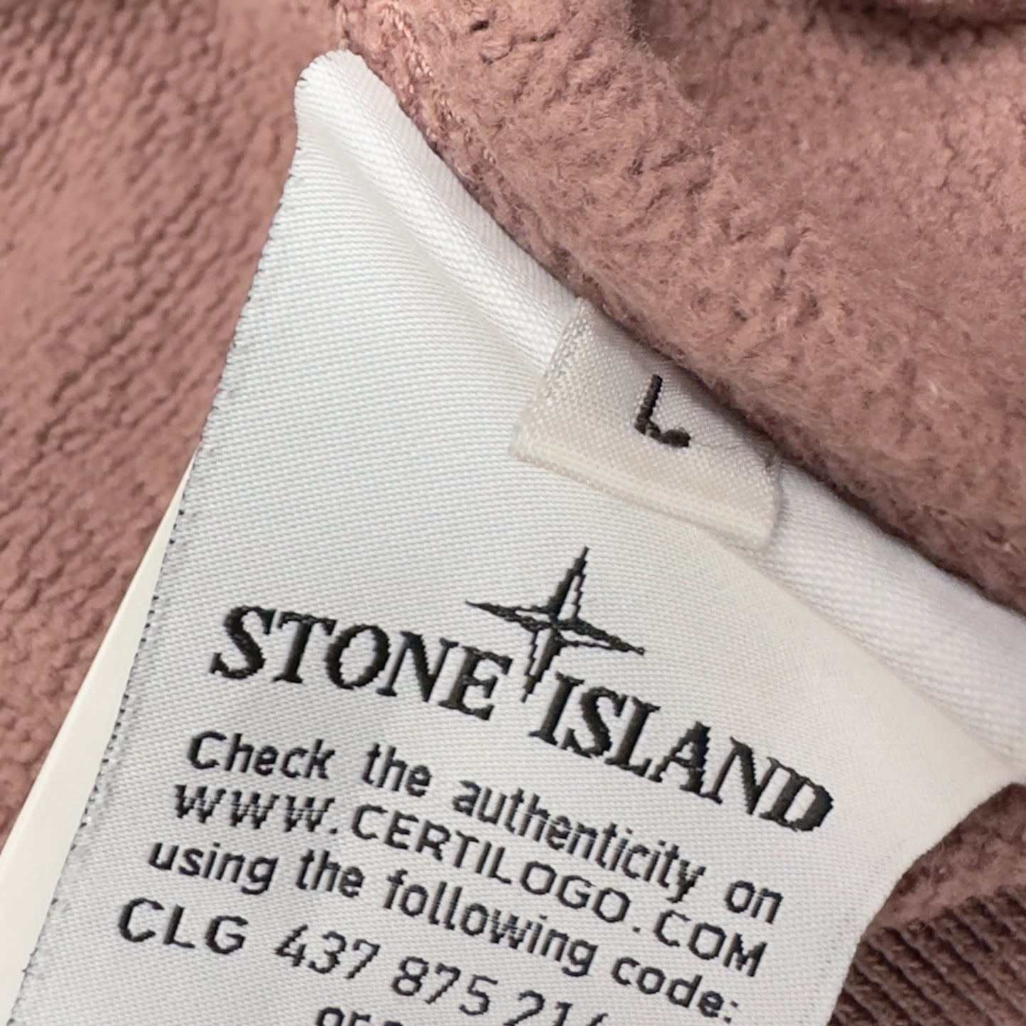 A/W 18 Stone Island Crewneck Sweater - Dusty Pink