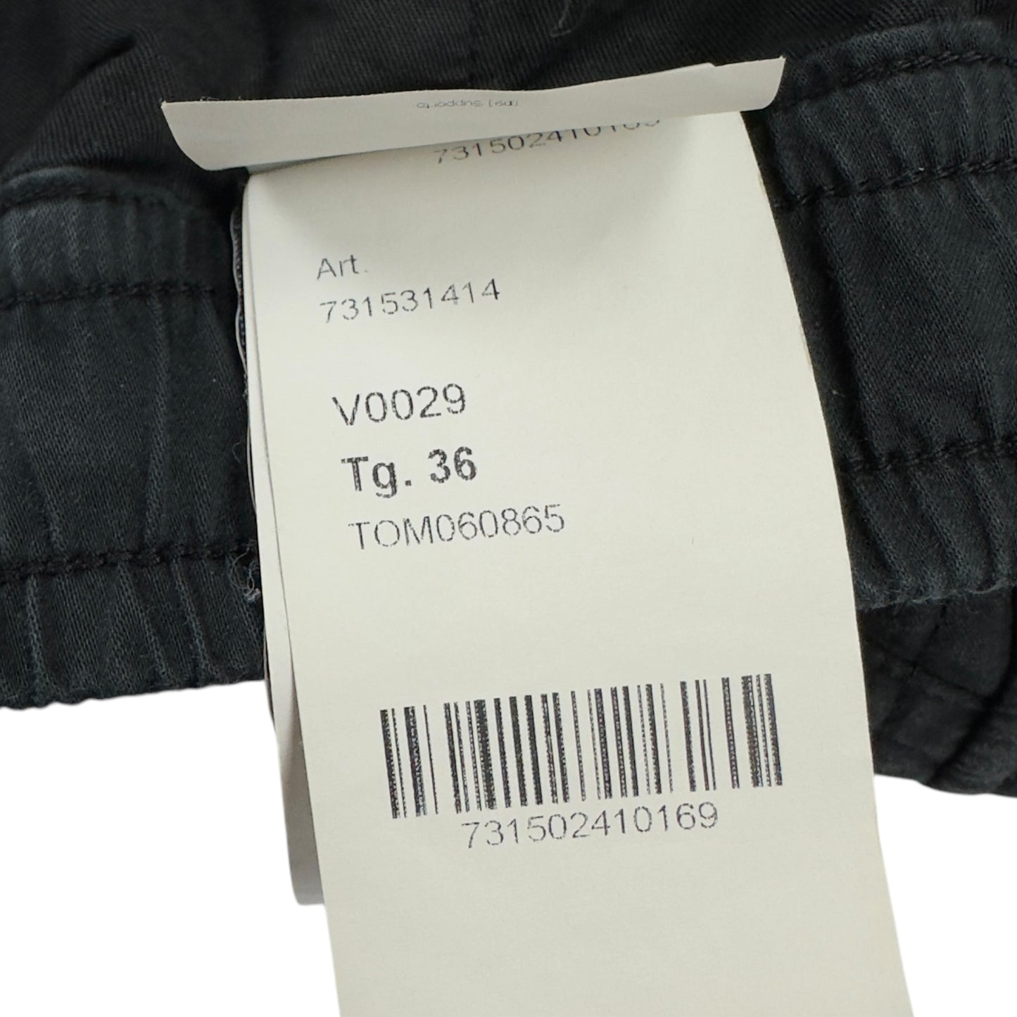 A/W 20 Stone Island Cargo Trousers 36 RE-T - Black