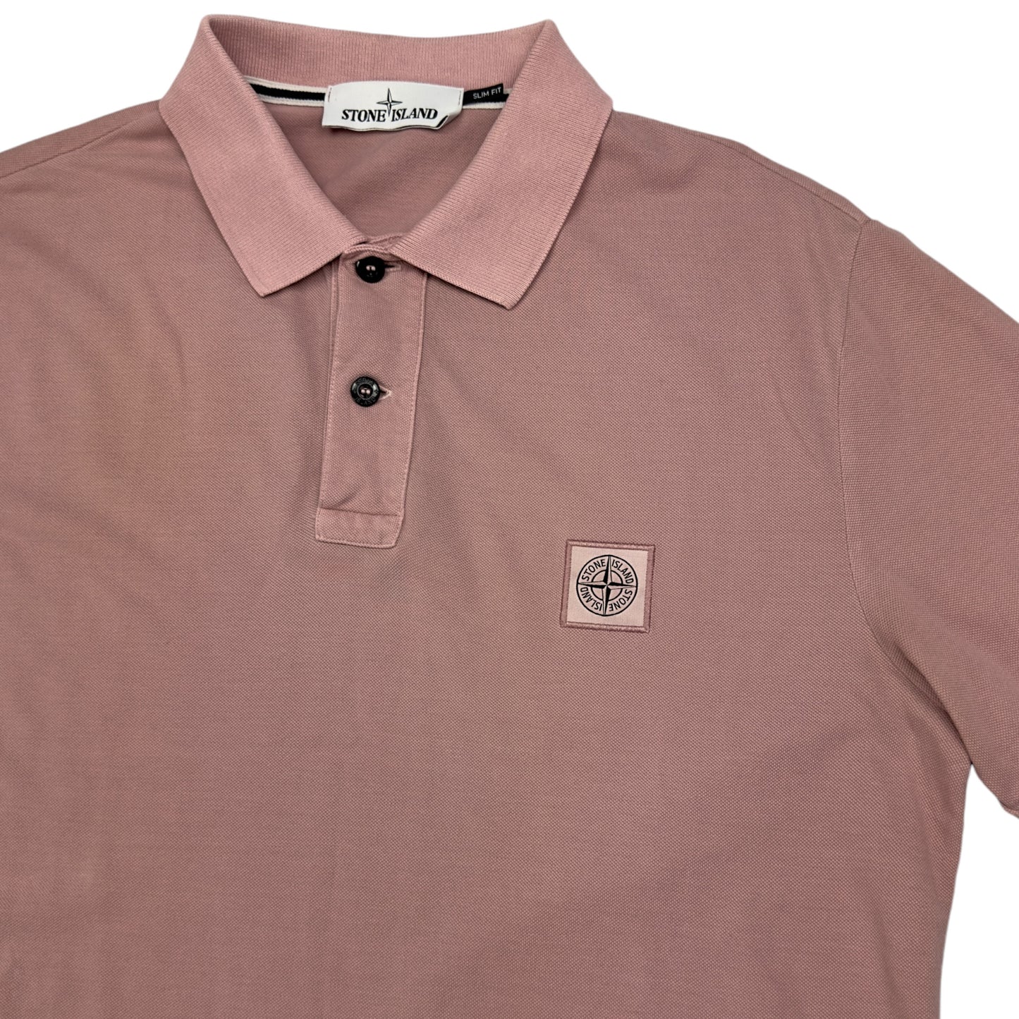 S/S 21 Stone Island Polo Shirt - Dusty Pink