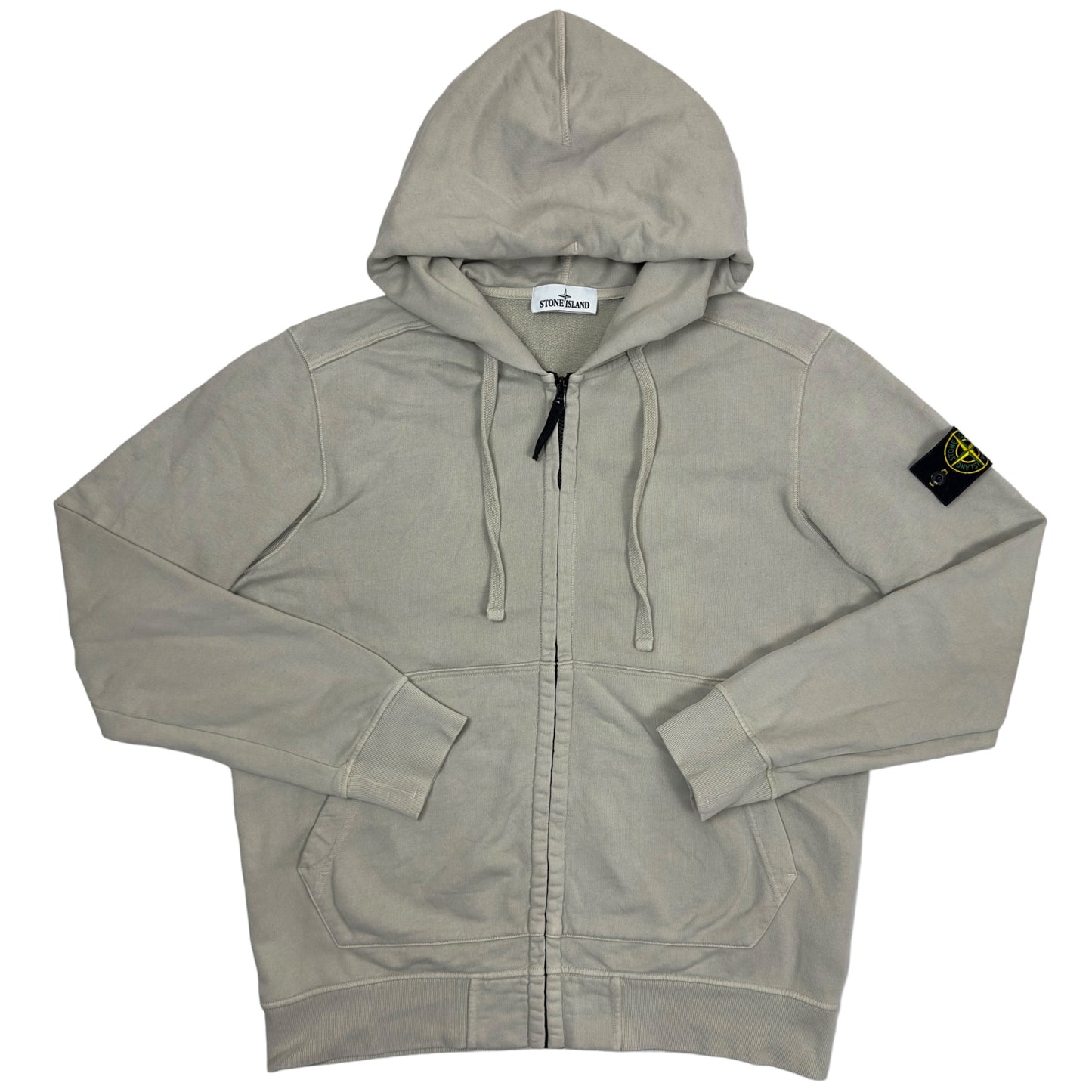 A/W 18 Stone Island Full Zip Hoodie - Light Stone