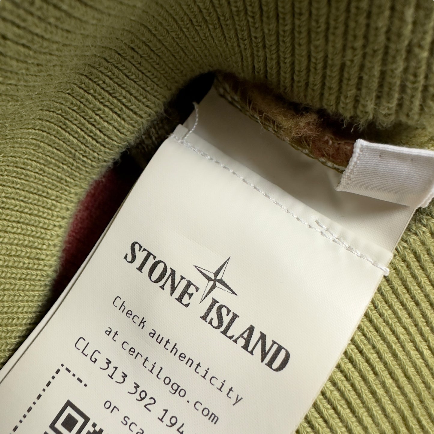 A/W 22 Stone Island Heritage Camo Fleece Sweat - Green