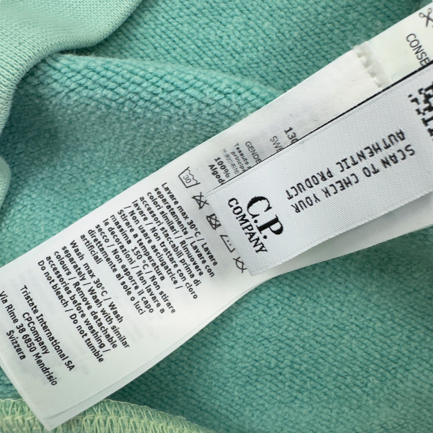 C.P. Company BNWT Mineral Blue Crewneck Sweater