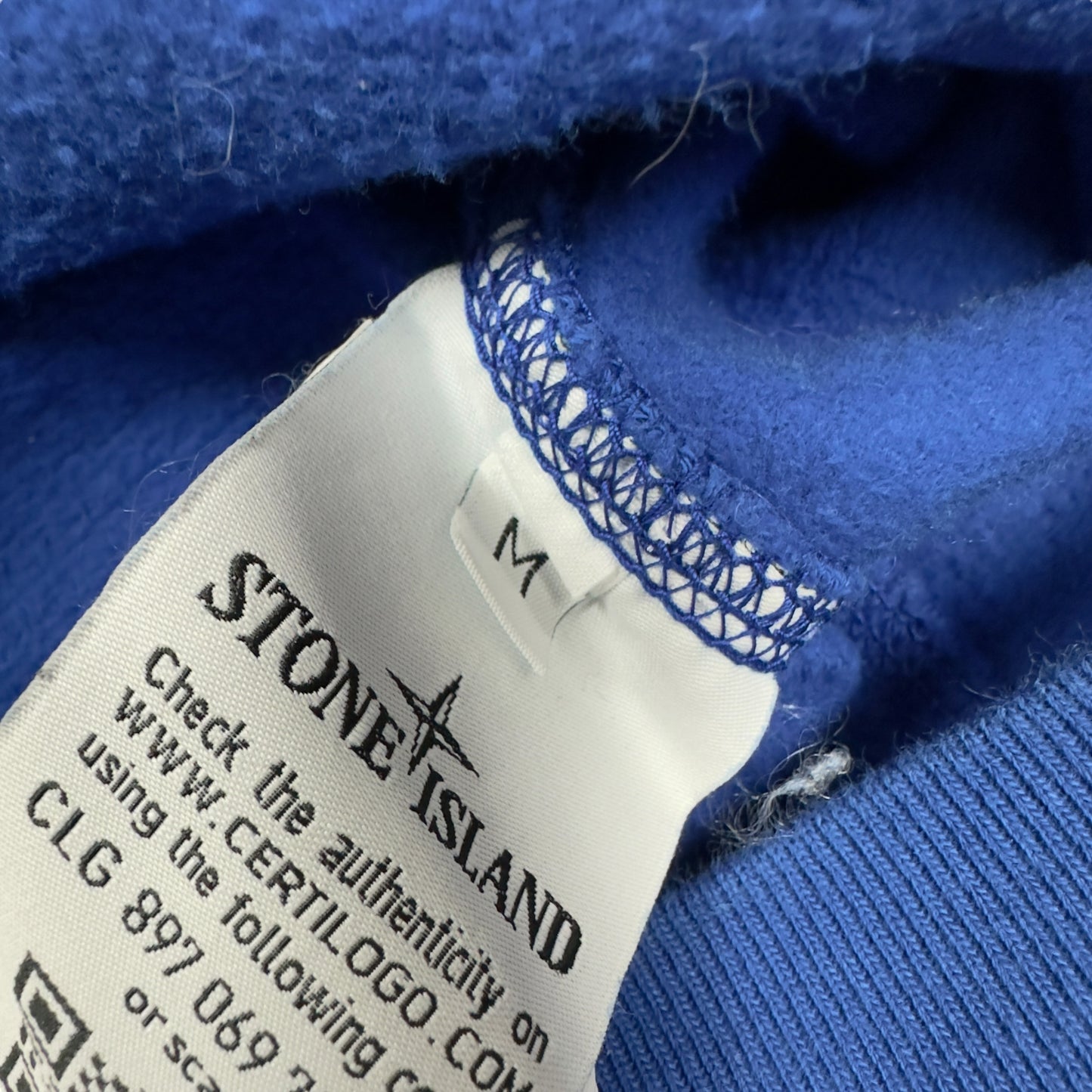 A/W 17 Stone Island Full Zip Hoodie - Blue