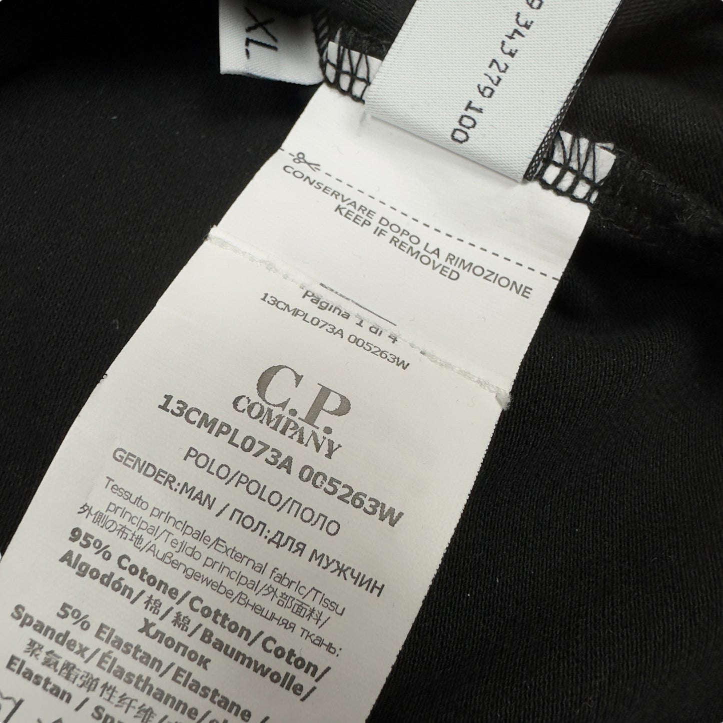 C.P. Company Long Sleeve Polo Shirt - Regular Fit